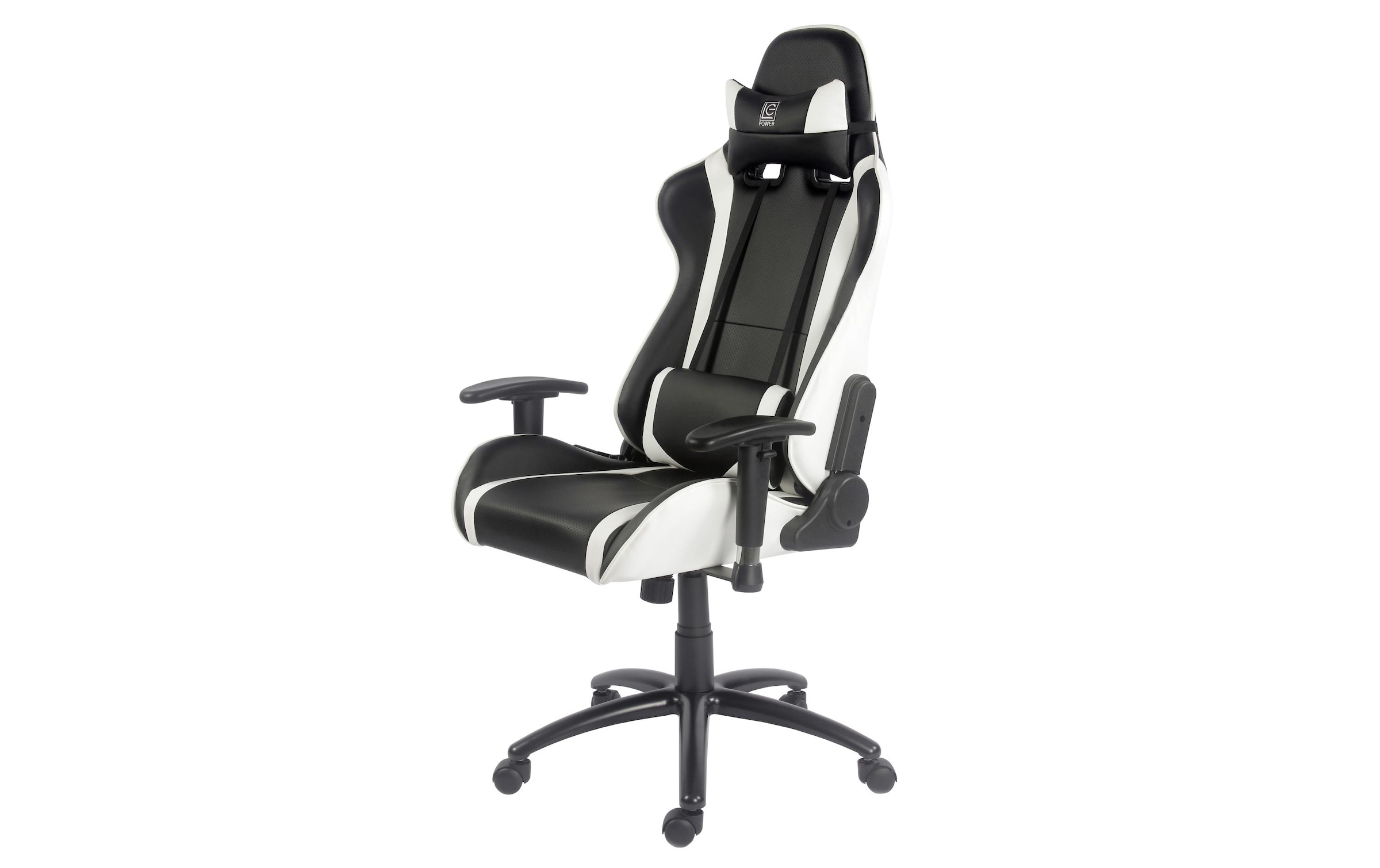 LC-Power Gaming-Stuhl »LC-GC-2 Schwarz/Weiss«