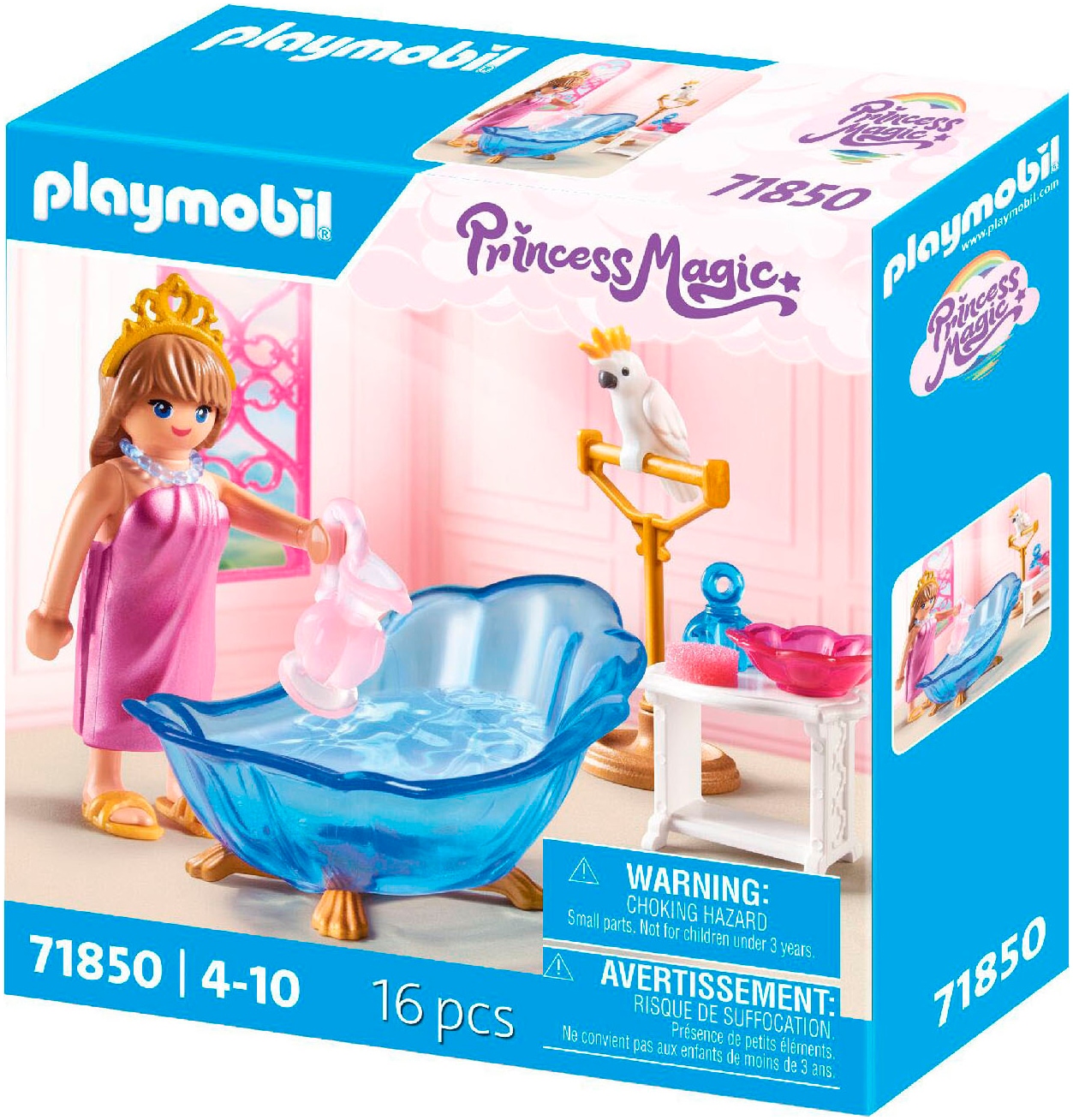 Playmobil® Konstruktions-Spielset »Badezimmer für Prinzessin (71850), Playmobil Princess Magic«