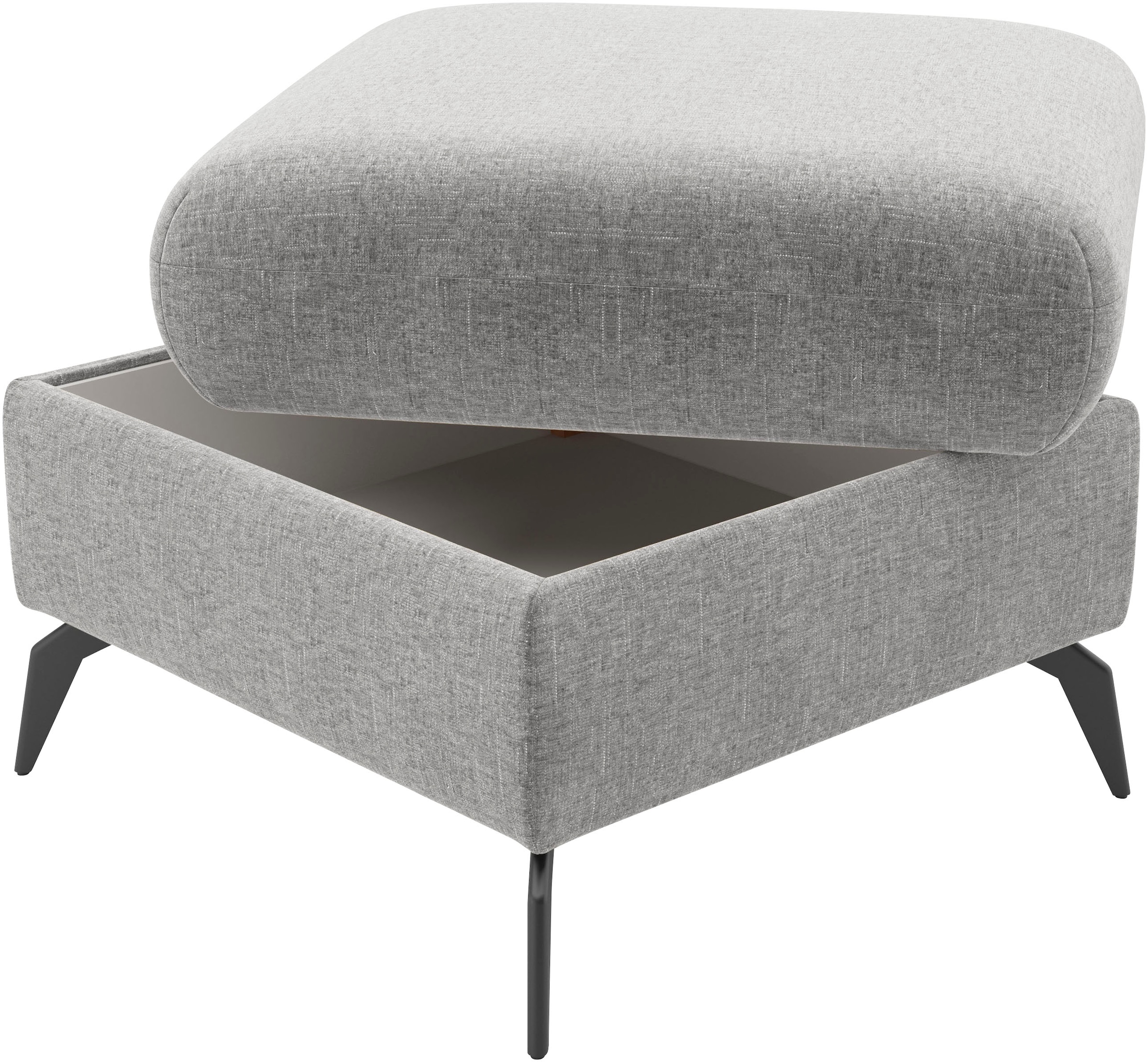Home affaire Polsterhocker »Rochelle«, (1 St.), moderne 15 cm Metallfüsse