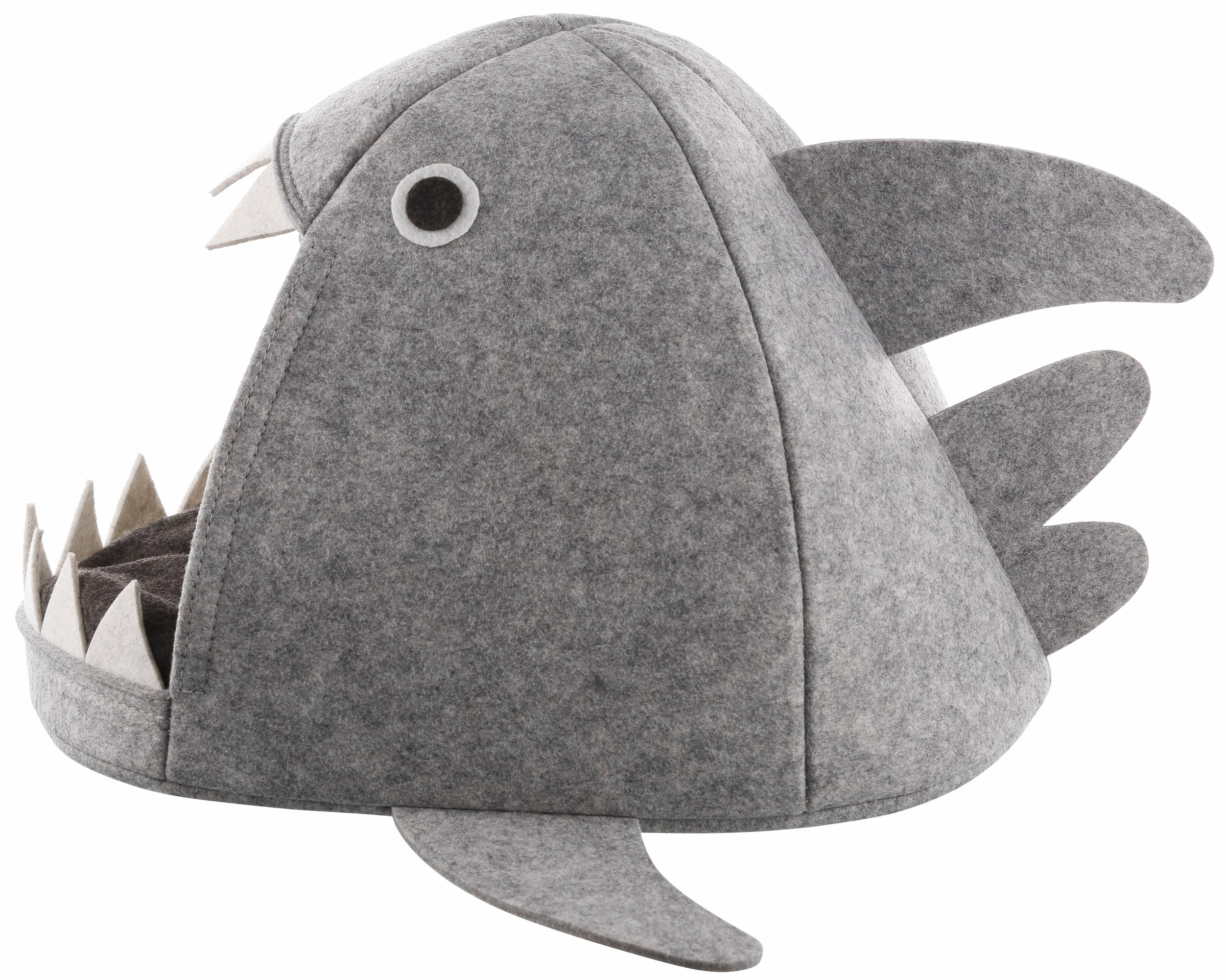 Finde Zeller Present Tierbett »Hai«, Filz, 45x38x32 cm auf | Wäschekörbe