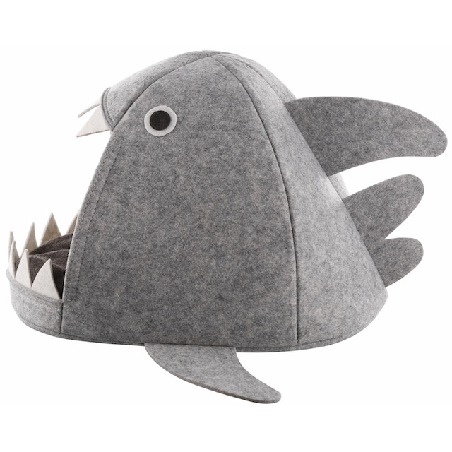 Finde Zeller Present Tierbett »Hai«, Filz, 45x38x32 cm auf