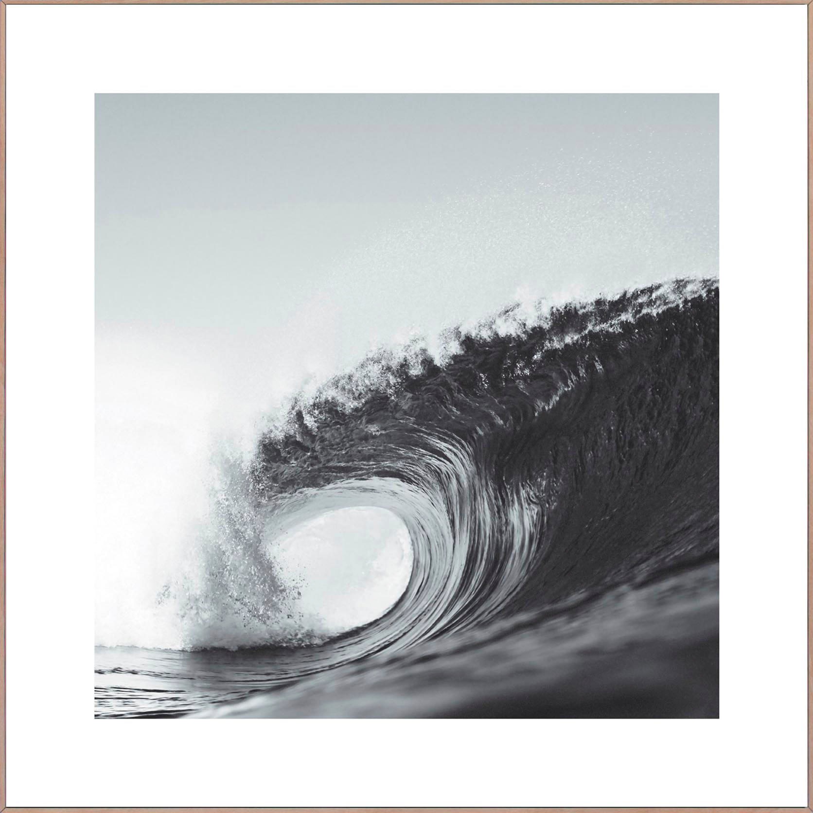 Image of Reinders! Wandbild »Slim Frame Wood 50x50 Wave« bei Ackermann Versand Schweiz