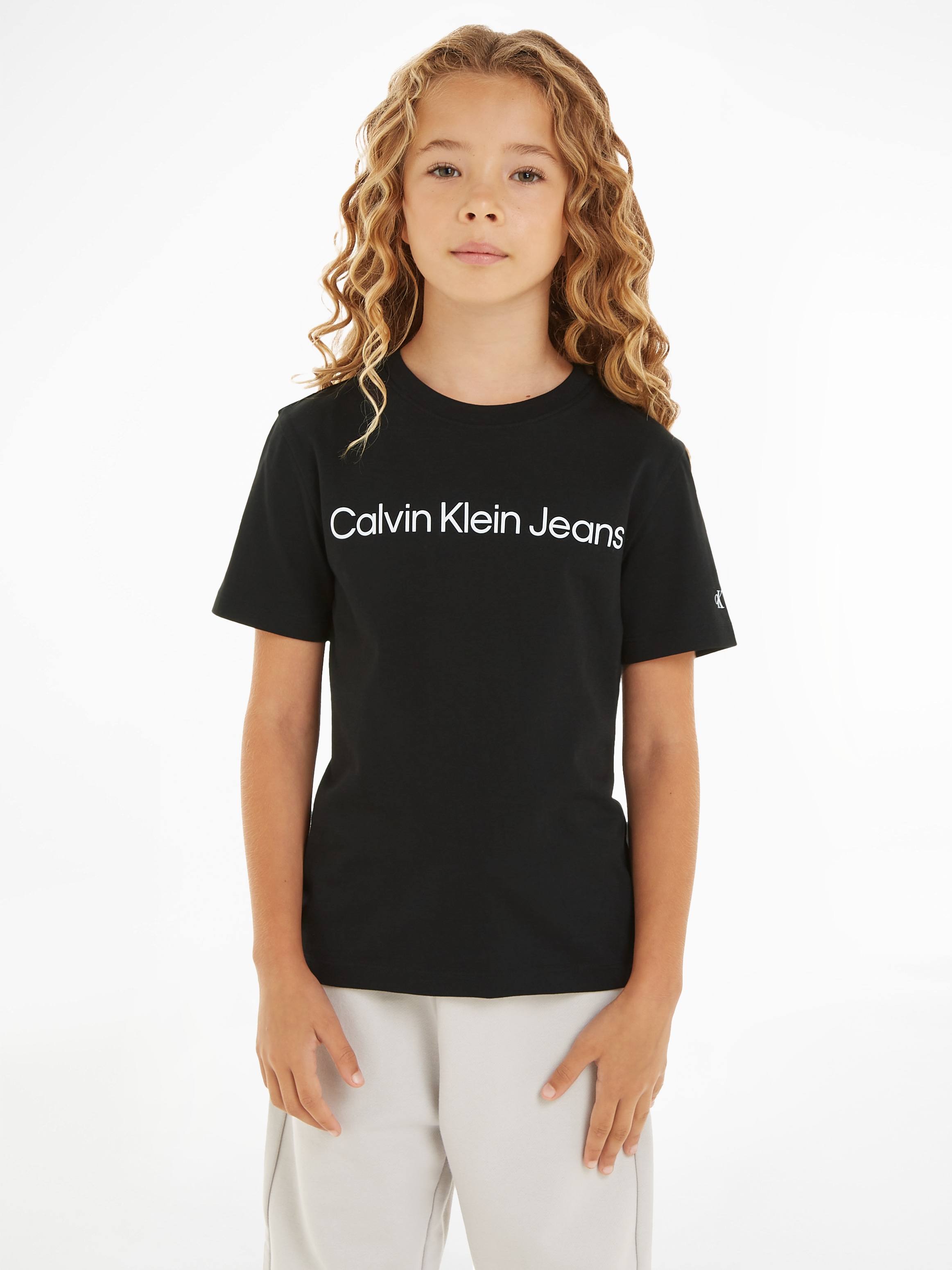 Calvin Klein Jeans Sweatshirt online T-SHIRT«, LOGO SS shoppen mit Logoschriftzug »INST