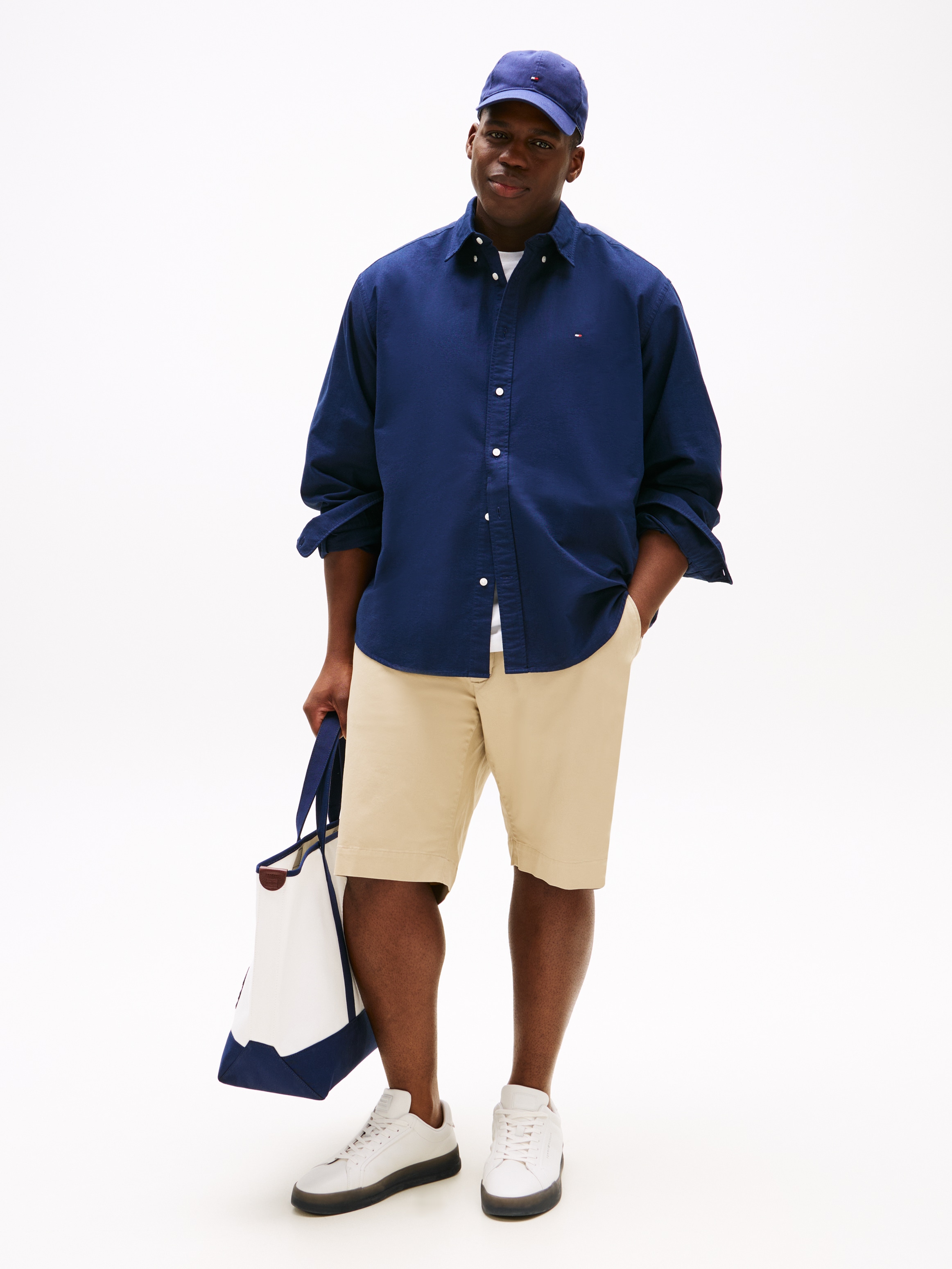 Tommy Hilfiger Big & Tall Langarmhemd »BT-SOLID HERITAGE OXFORD RF S-B«, Grosse Grössen