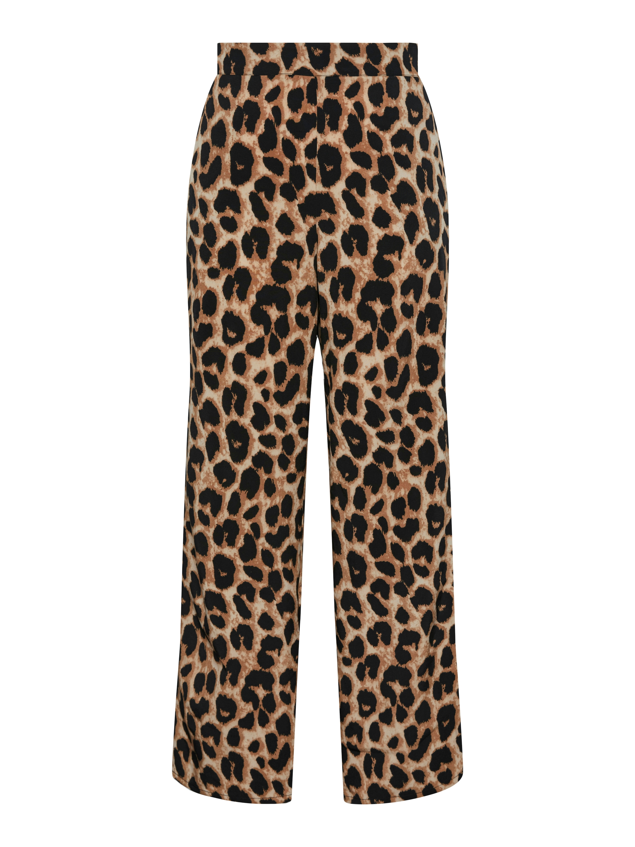 pieces Schlupfhose »PCGURLA HW PANTS WVN NOOS BC«  mit Leo Muster