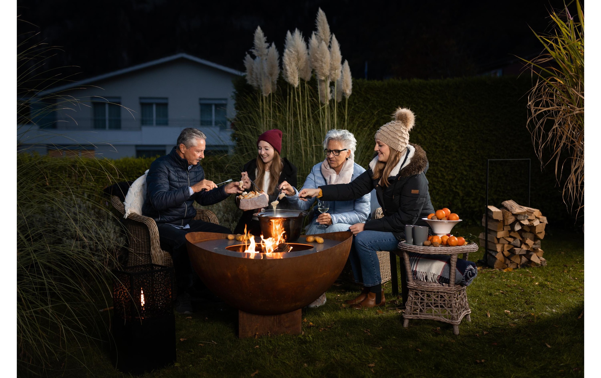 Feuerstelle »Feu du Jardin Wave rost«