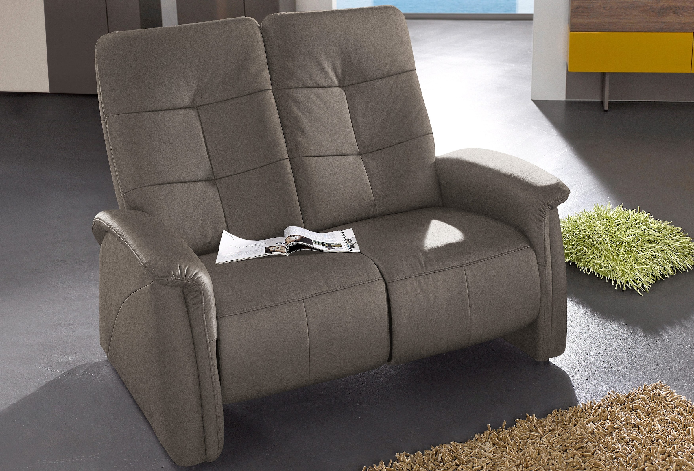 Image of exxpo - sofa fashion 2-Sitzer "Tivoli, Kinosofa, bequem und komfortabel durch die Relaxfunktion" (2-sitzig), schmale Armlehnen, hohe Rückenlehne