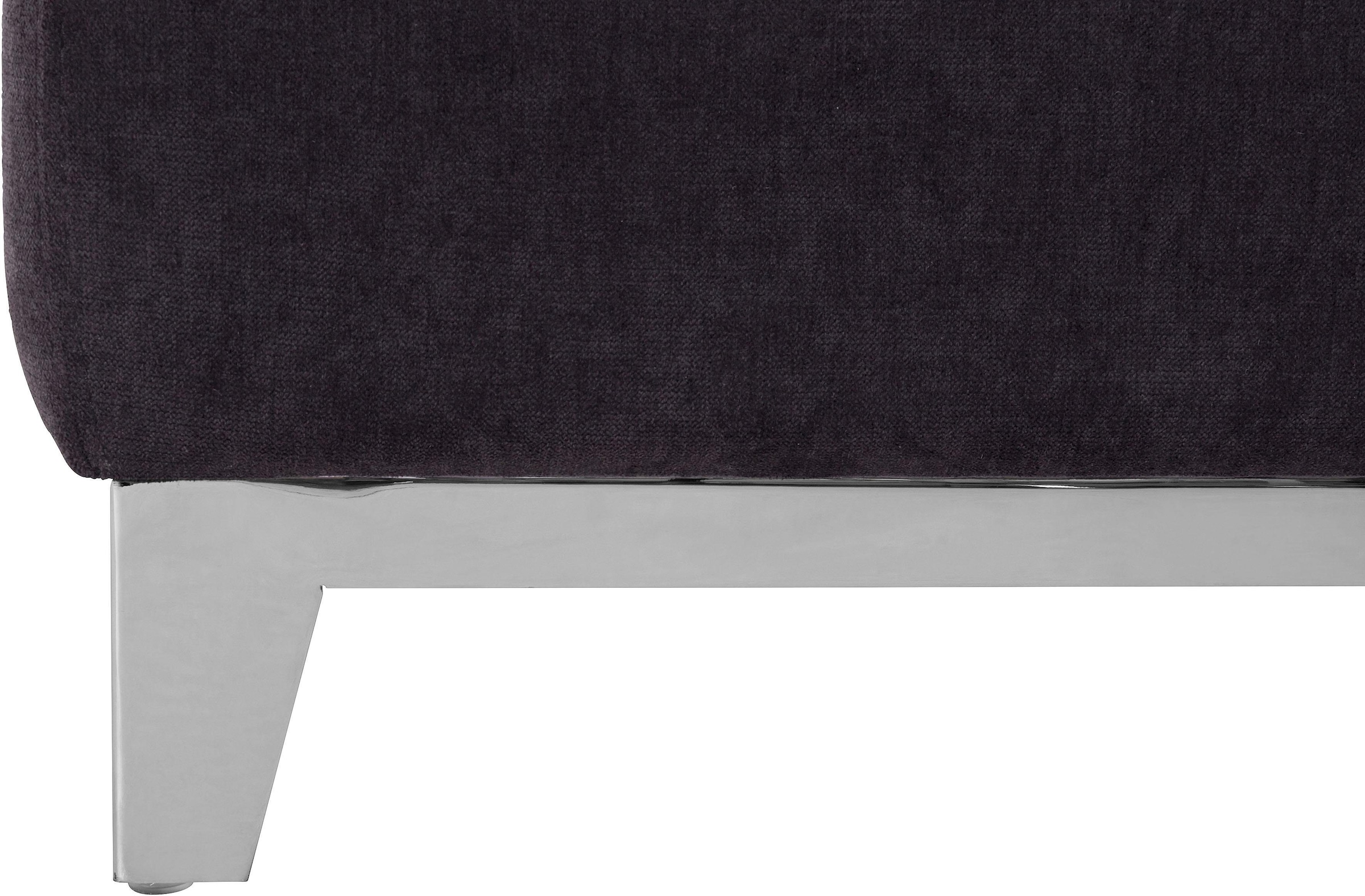 COTTA Polstergarnitur »Teresa L-Form«, (Set), Set bestehend aus: Ecksofa mit Kopfteilverstellung & Hocker