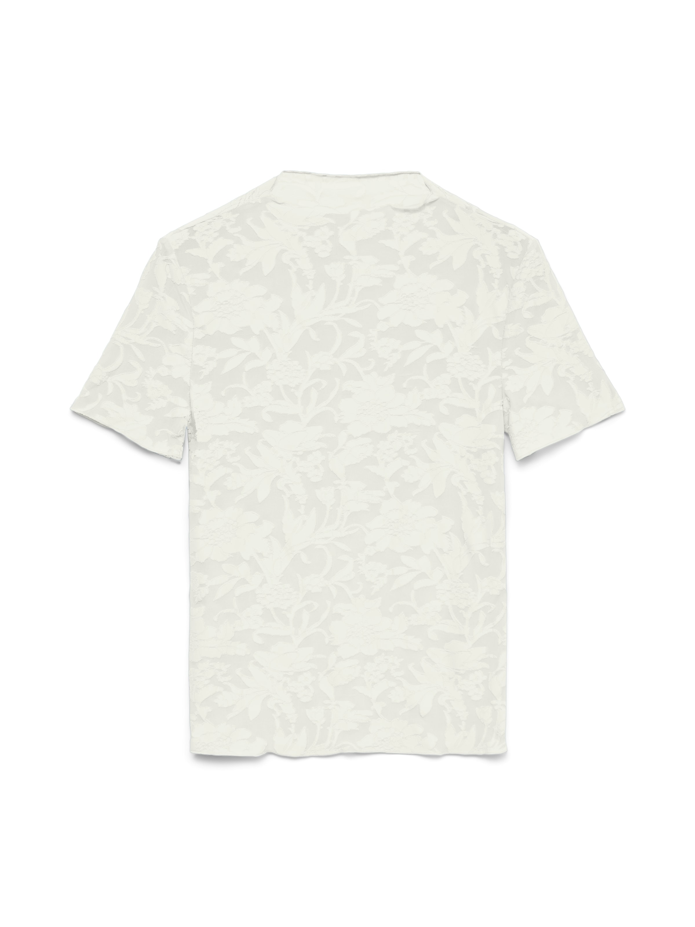 Vero Moda Kurzarmshirt »VMLAYLA SS TOP JRS NOOS« Materialmix