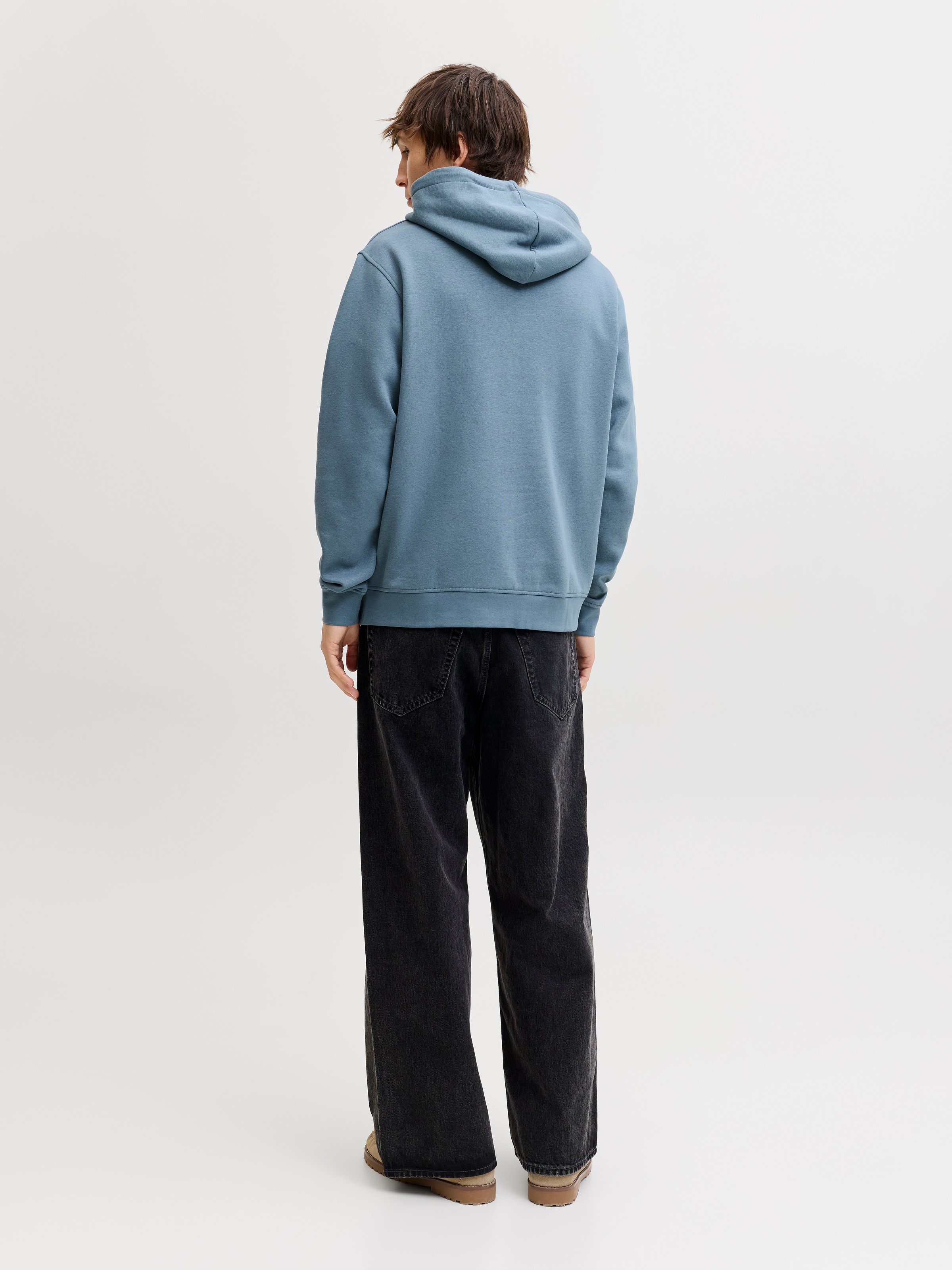 Jack & Jones Kapuzensweatshirt »JJESOHO SWEAT HOOD NOOS«, Baumwollmischung, relaxed fit
