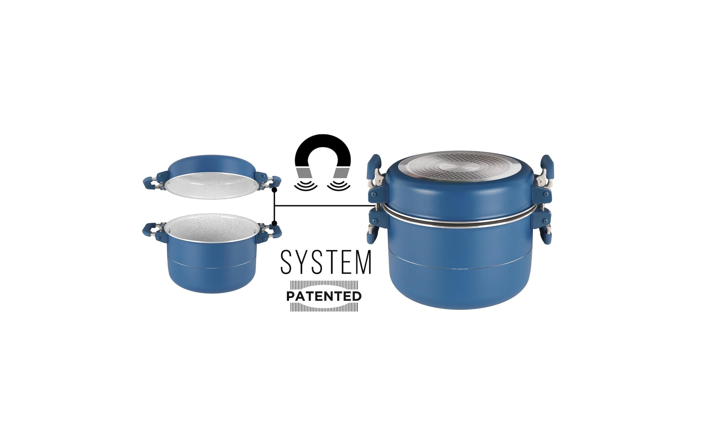 BRUNNER Set de vaisselle »Carezza Magnetogrip«