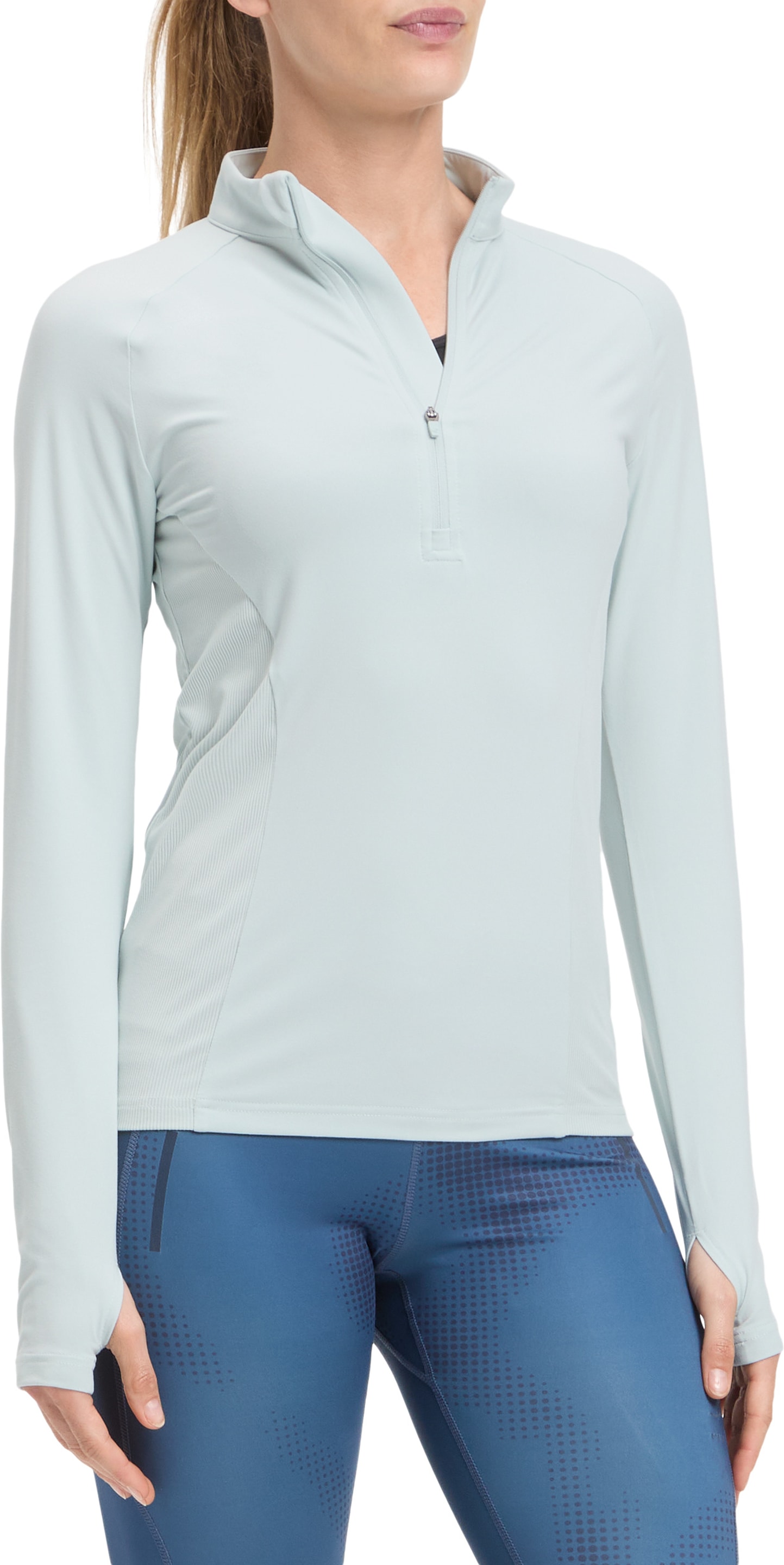 Image of Energetics Sweatshirt "DA.-LANGARMSHIRT CUSCA IV W", mit Half-Zip-Design