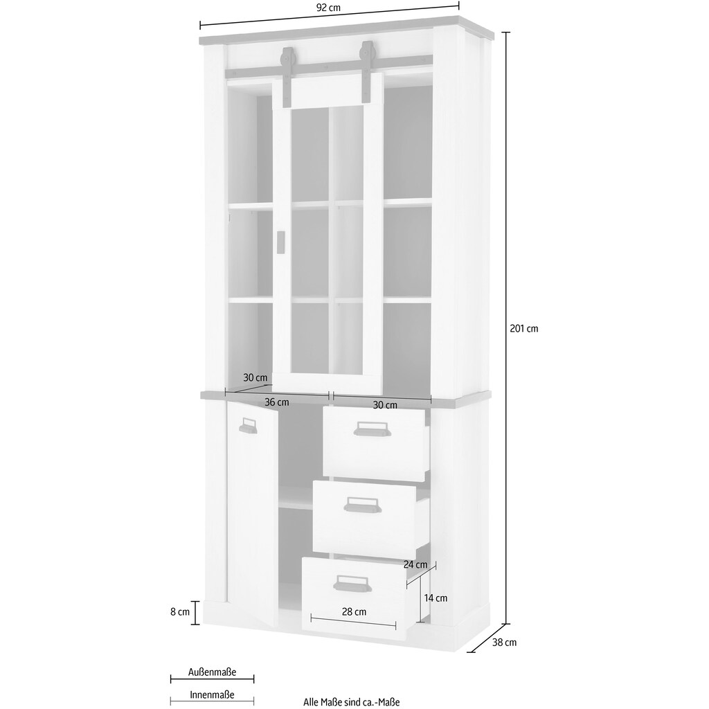 Home affaire Vitrine »SHERWOOD«