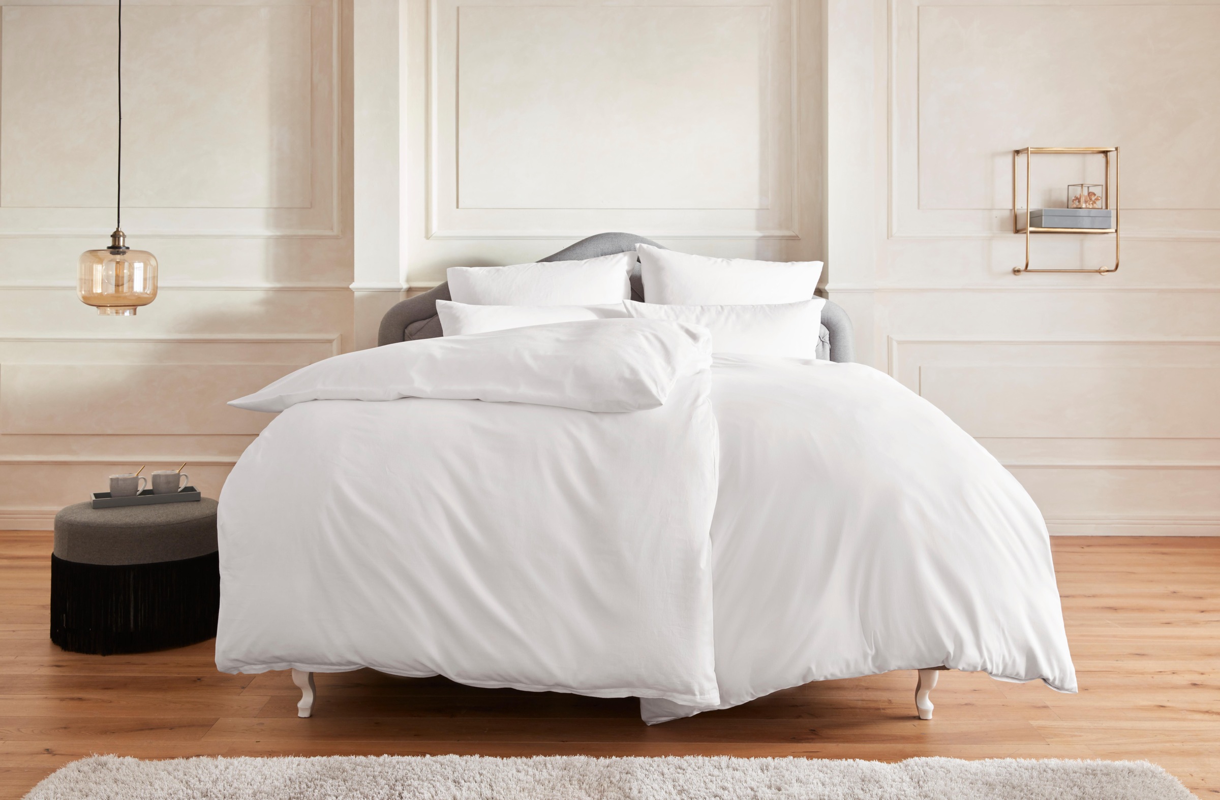 Image of GOODproduct Bettwäsche "Mila in 135x200, 155x220 oder 200x200 cm" 2 Stk. Mako-Satin, Bettwäsche aus Baumwolle, unifarbene Bettwäsche
