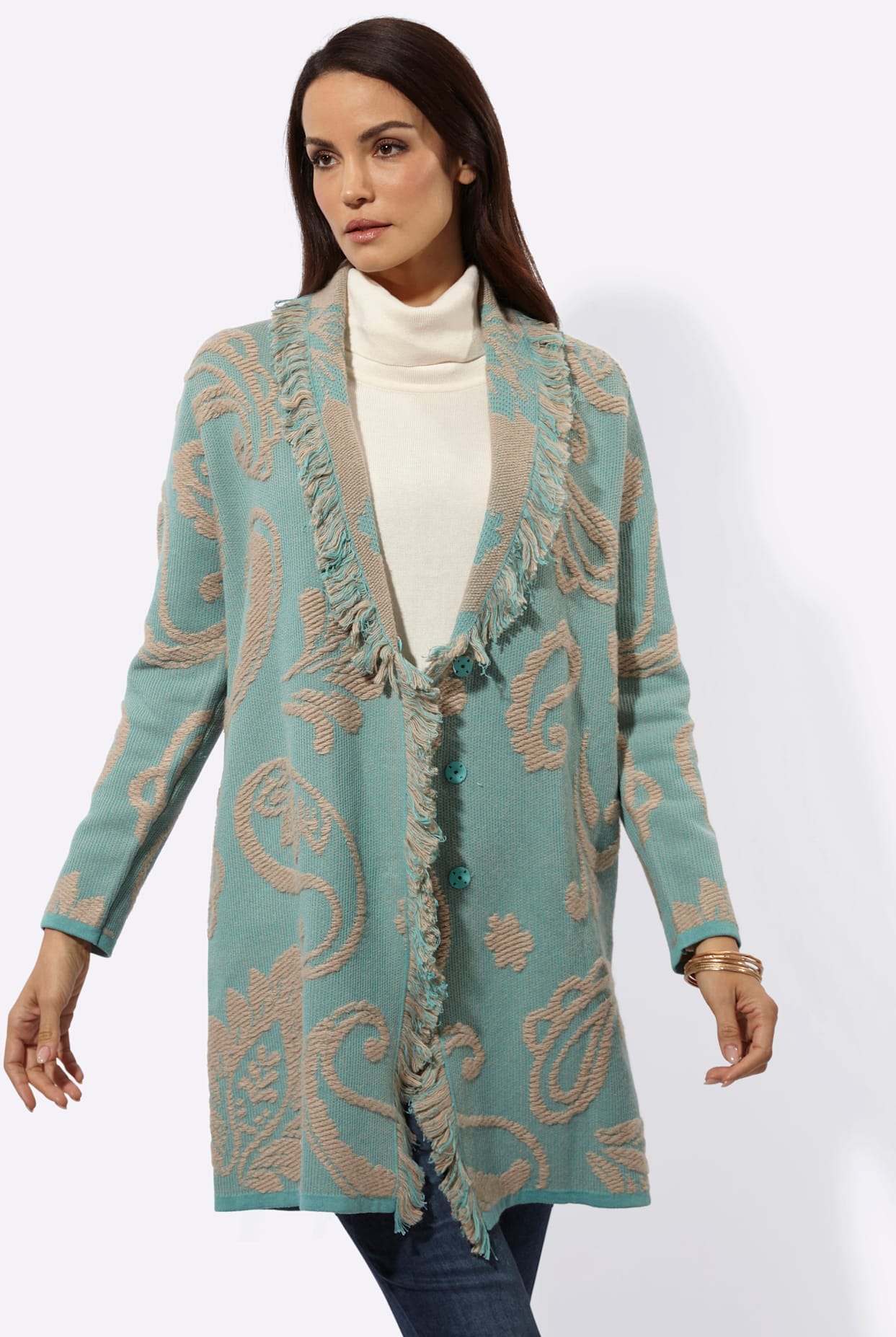 creation L Cardigan jacquard