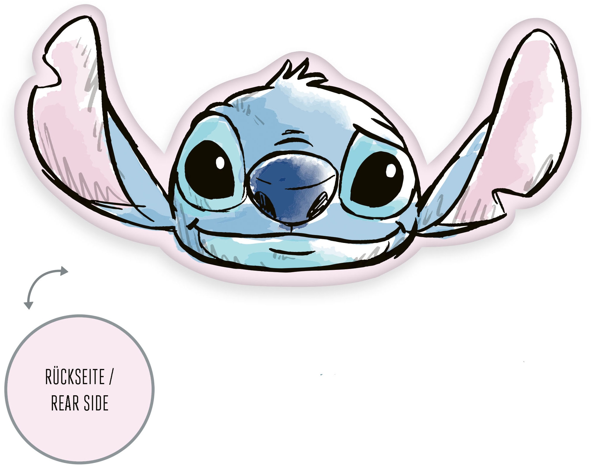 Image of Disney Dekokissen "Disney Stitch" hochfarbig bedruckt