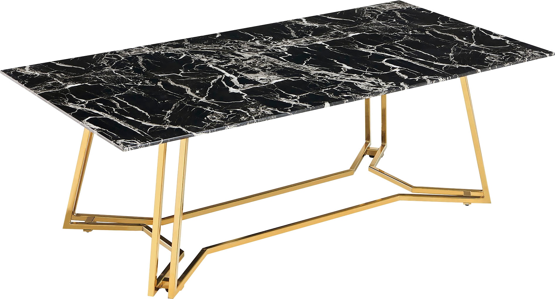 Image of SalesFever Couchtisch "Design-Tisch für Ihr Wohnzimmer" Eleganz trifft auf Luxus: Marmor-Design Tischplatte