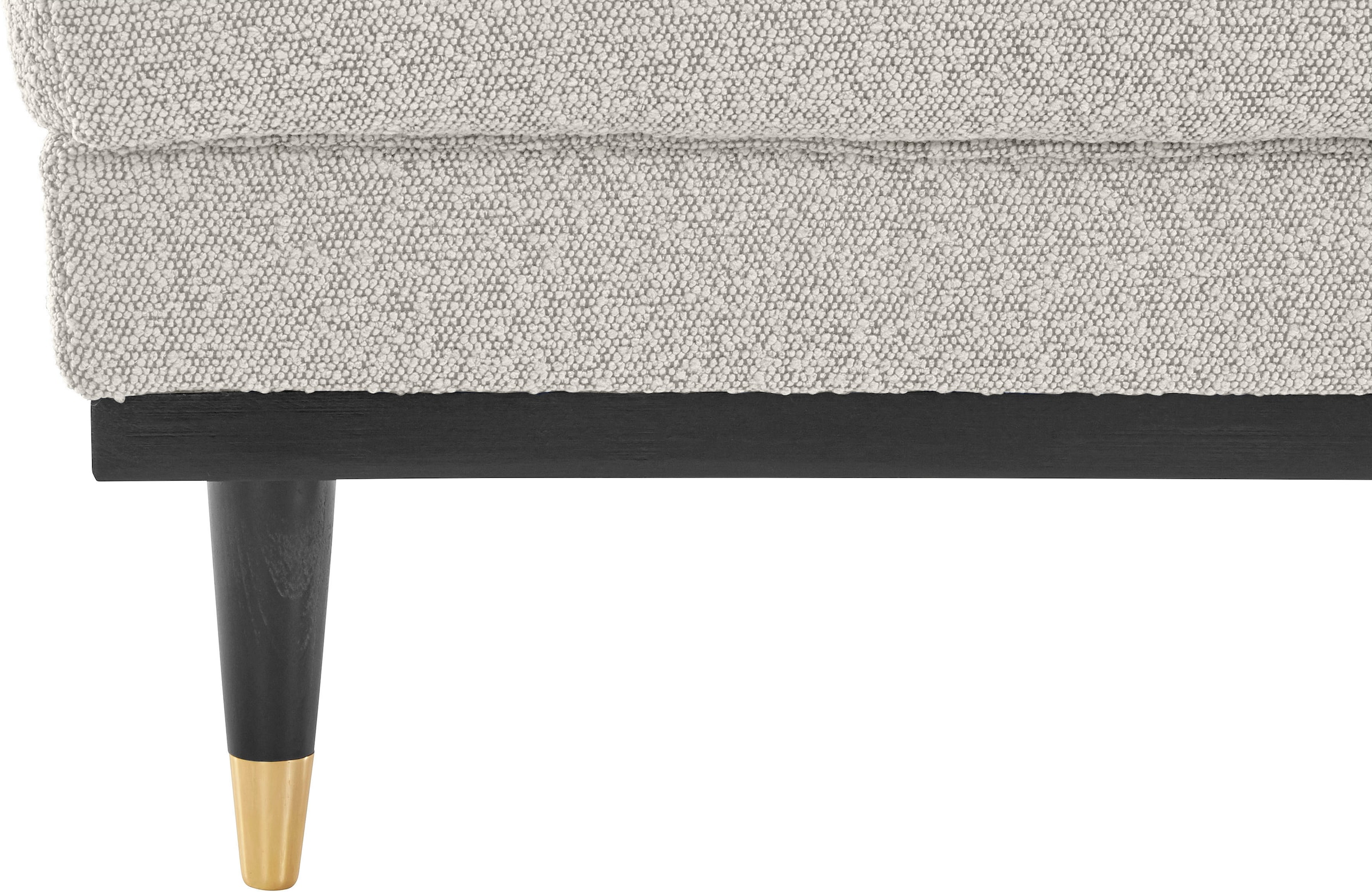 Home affaire Polsterhocker »Chamby New« im Bouclé-Strukturbezug