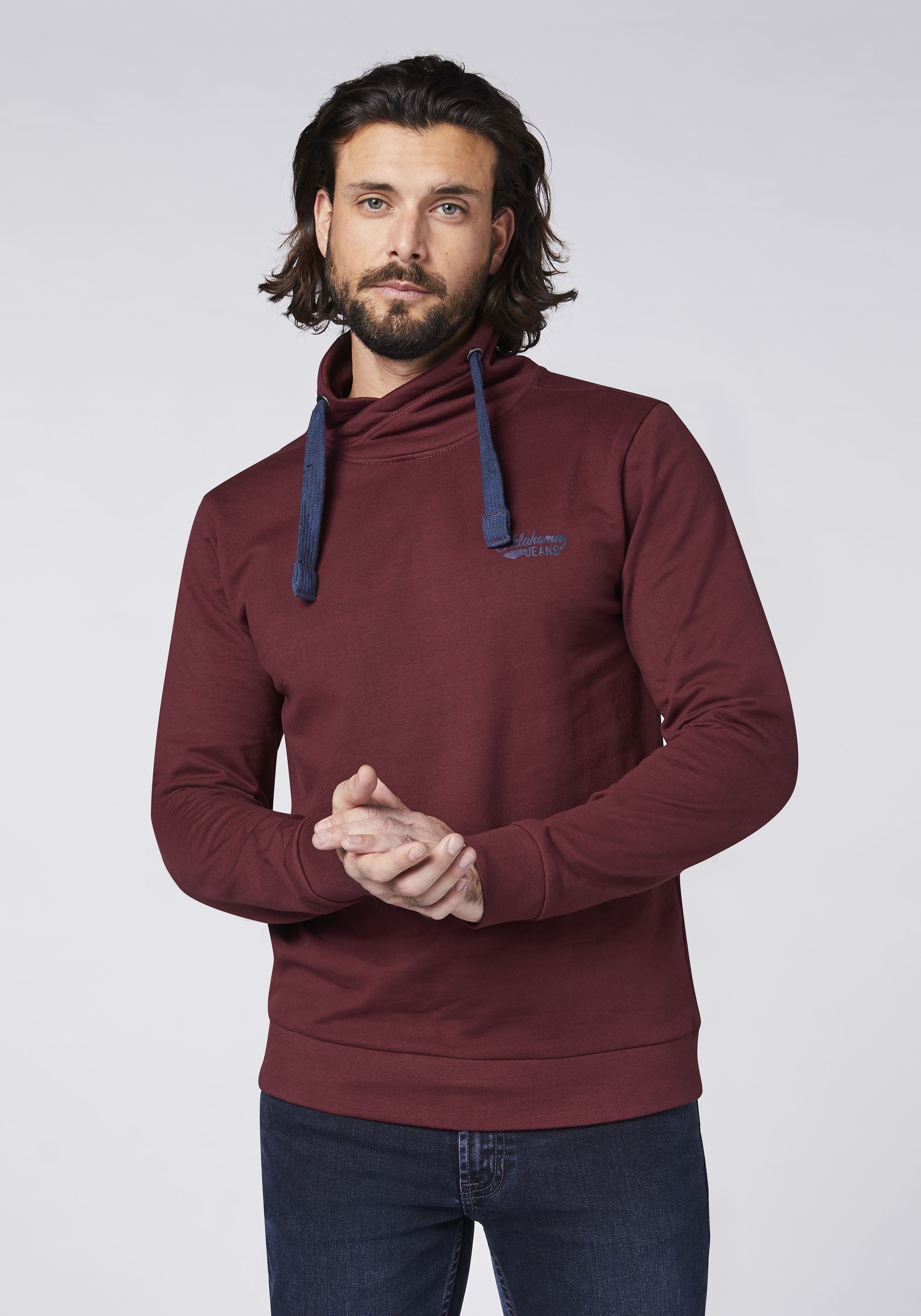 Sweatshirt »mit erhöhtem Kragen«