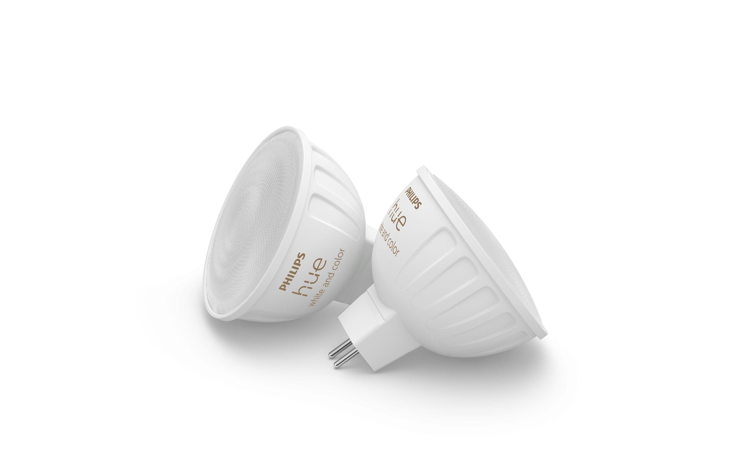 Philips Hue Smarte LED-Leuchte »White & Col. Amb. MR16 Doppelpackpack, 2x400 lm«