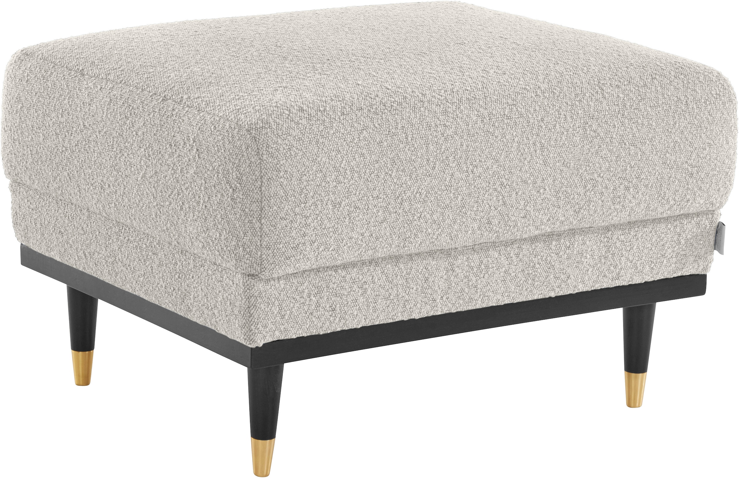 Home affaire Polsterhocker »Chamby New« im Bouclé-Strukturbezug