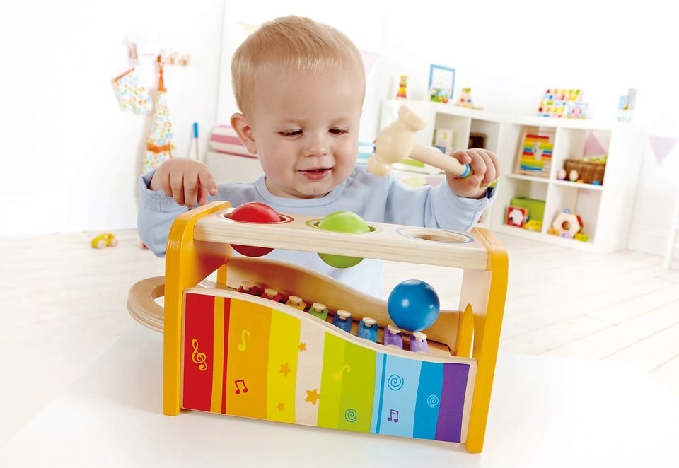 Hape Spielzeug-Musikinstrument »Xylophon«, Xylophon und Hammerspiel