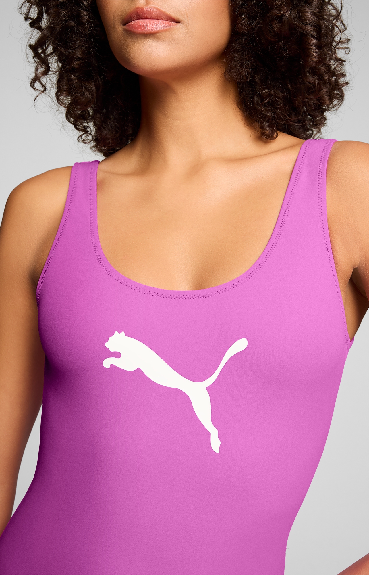 PUMA Maillot de bain »PUMA SWIM WOMEN SWIMSUIT« avec imprimé logo devant