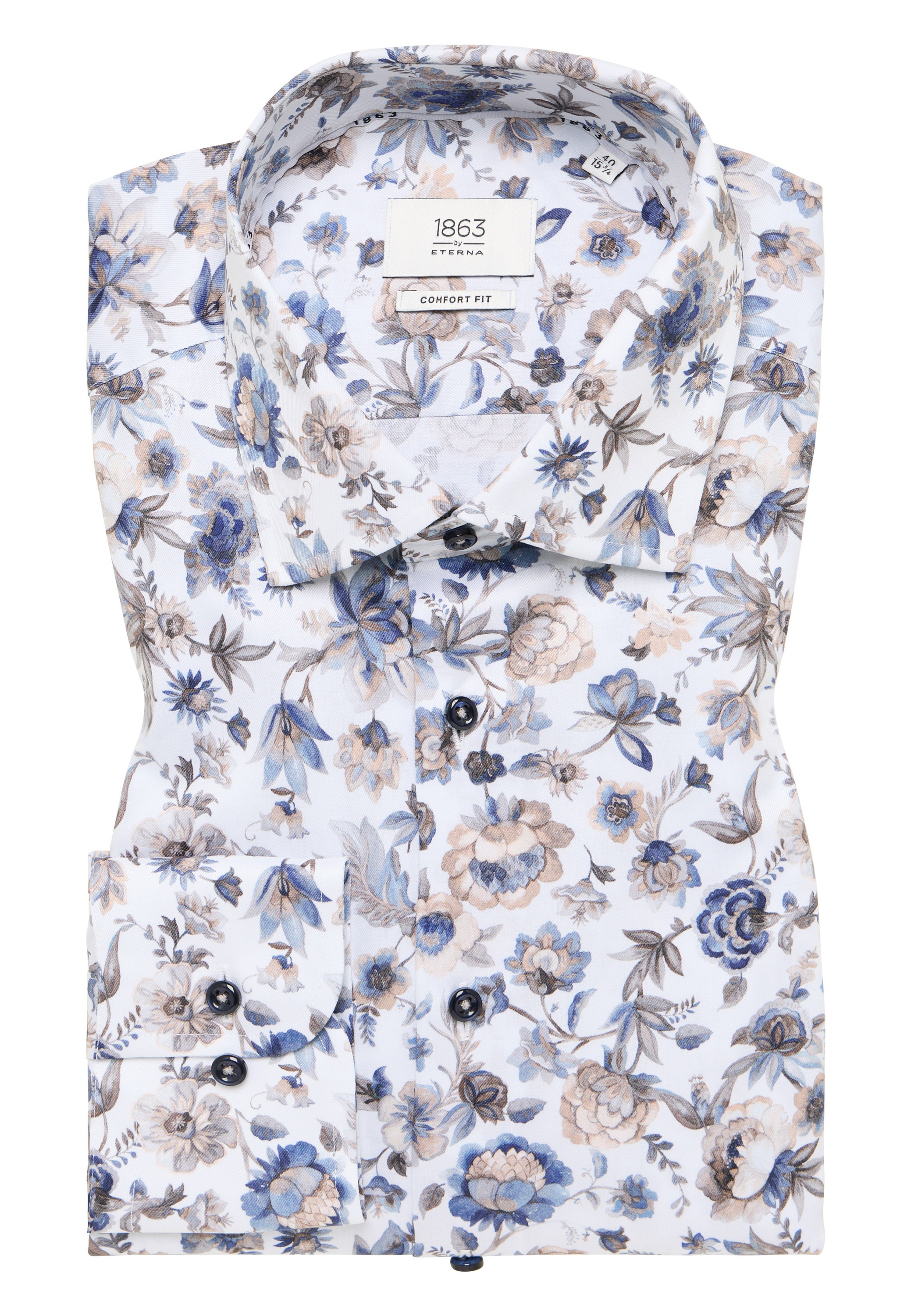 Eterna Langarmhemd »COMFORT FIT« NON IRON (bügelfrei)