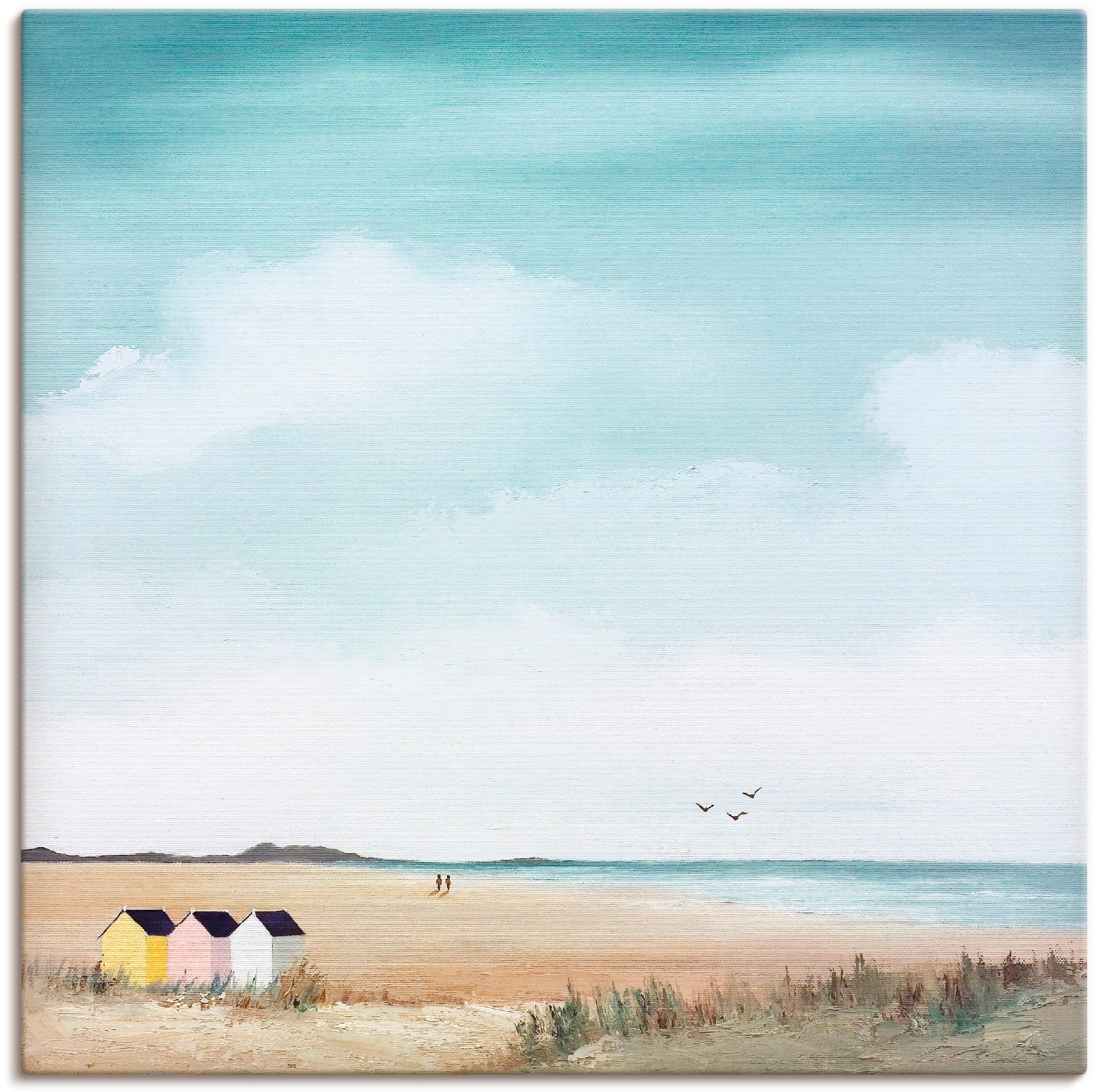 Image of Artland Wandbild "Sonniger Morgen III" Strand 1 Stk. tlg. als Leinwandbild, Poster in verschied. Grössen