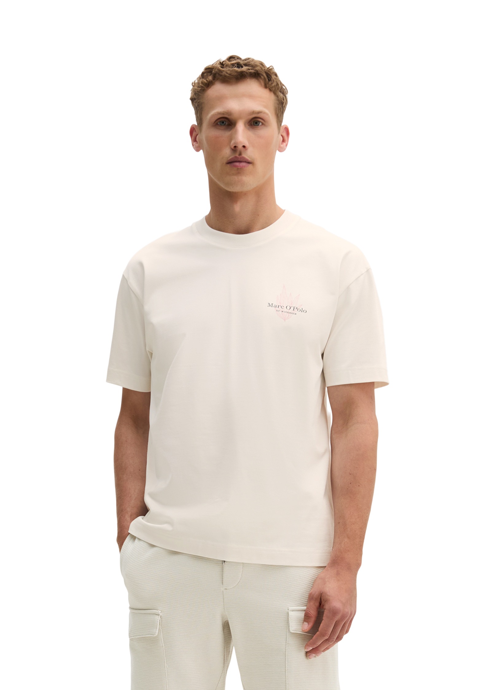 Image of Marc OPolo T-Shirt loose mit maritimer Rückenprint