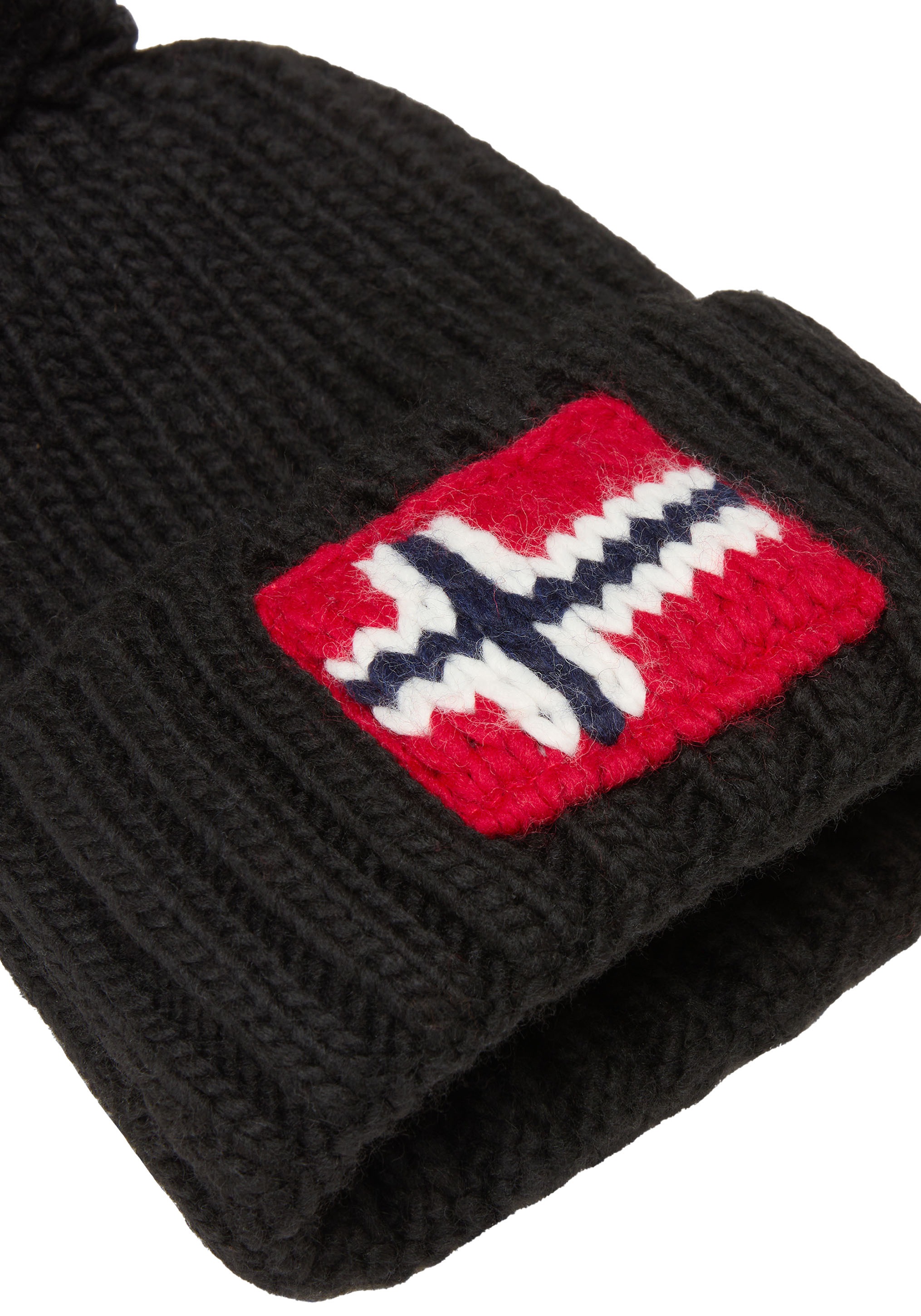 Napapijri Bommelmütze »SEMIURY« mit kontrastfarbigen Details