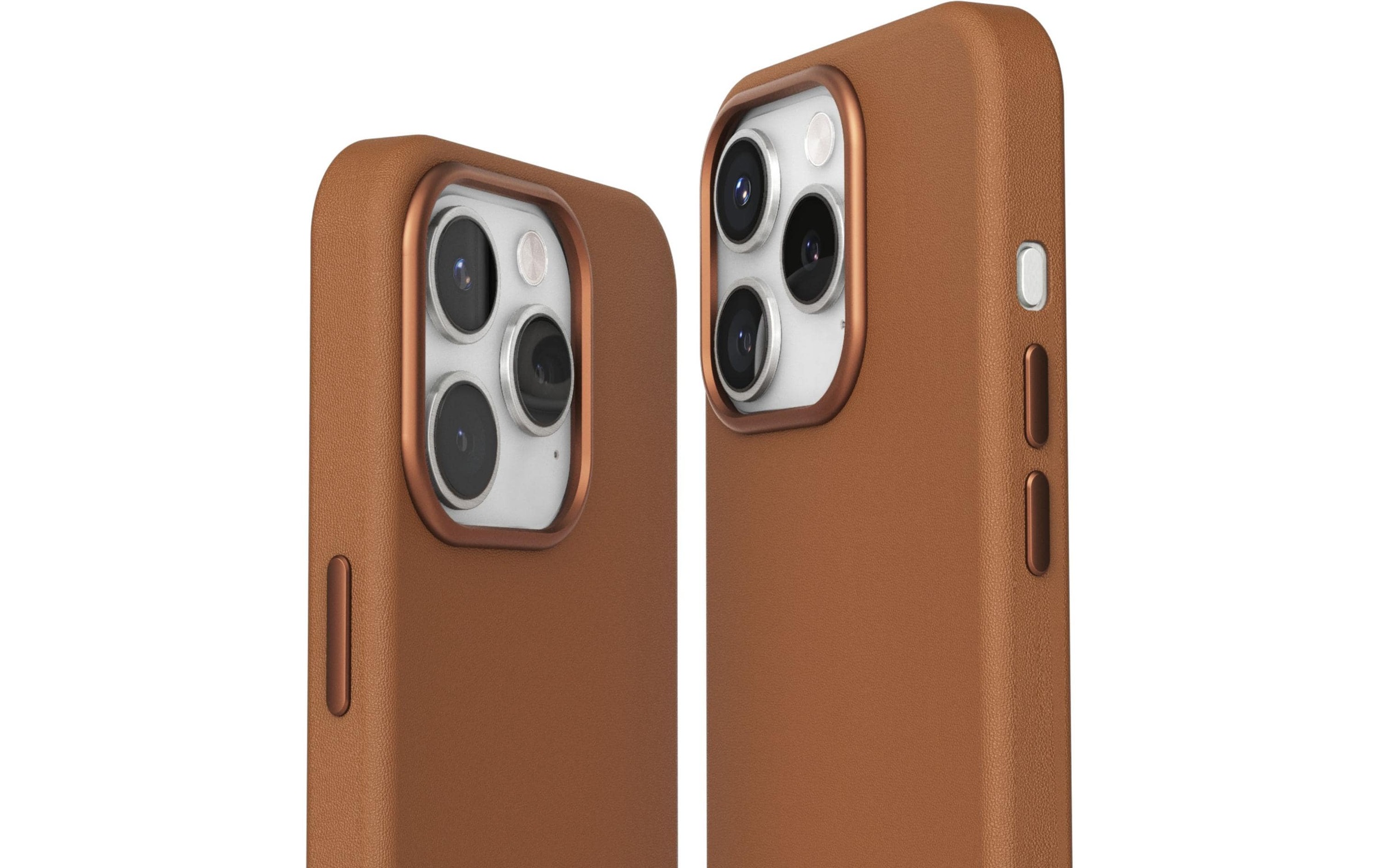 VONMÄHLEN Backcover »Like Leather iPhone 16 Pro Max«, Apple iPhone 16 Pro Max
