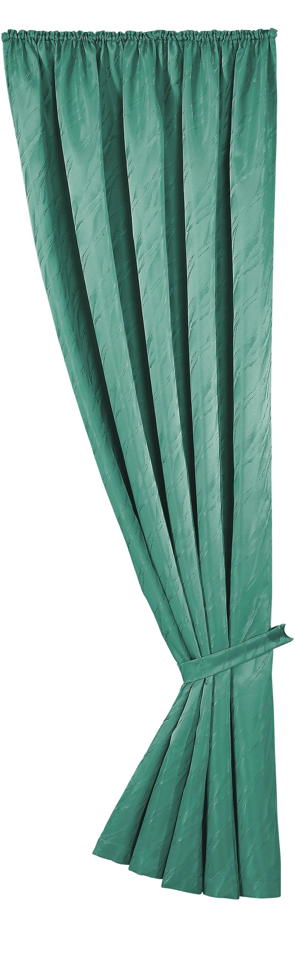 Image of Weckbrodt Vorhang "Linz" Kräuselband 1 Stk. tlg. Jacquard, blickdicht, edler Glanz, mit Raffhalter, Gardine, Store