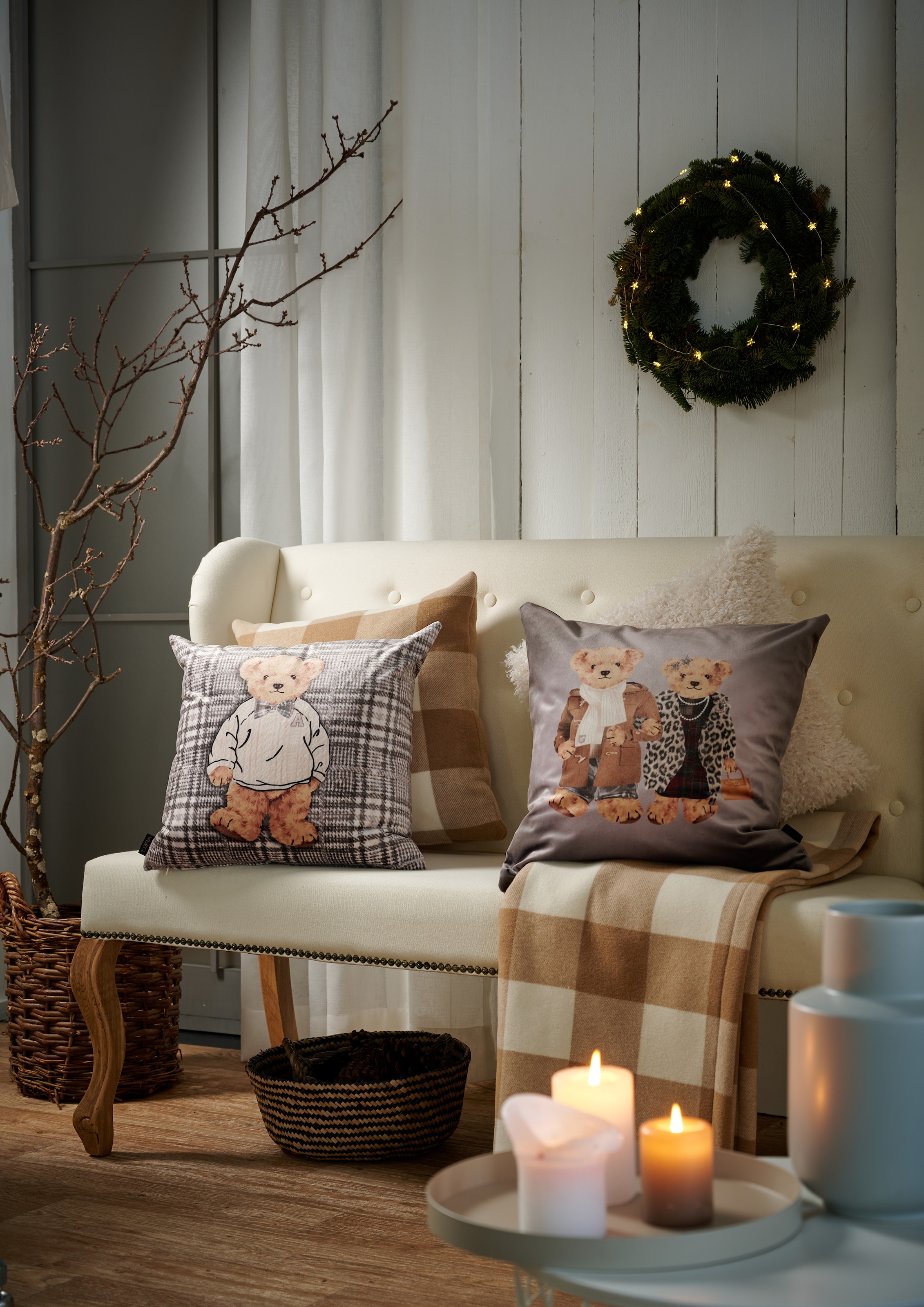 APELT Coussin décoratif »Billy« avec rembourrage doux 100% PES