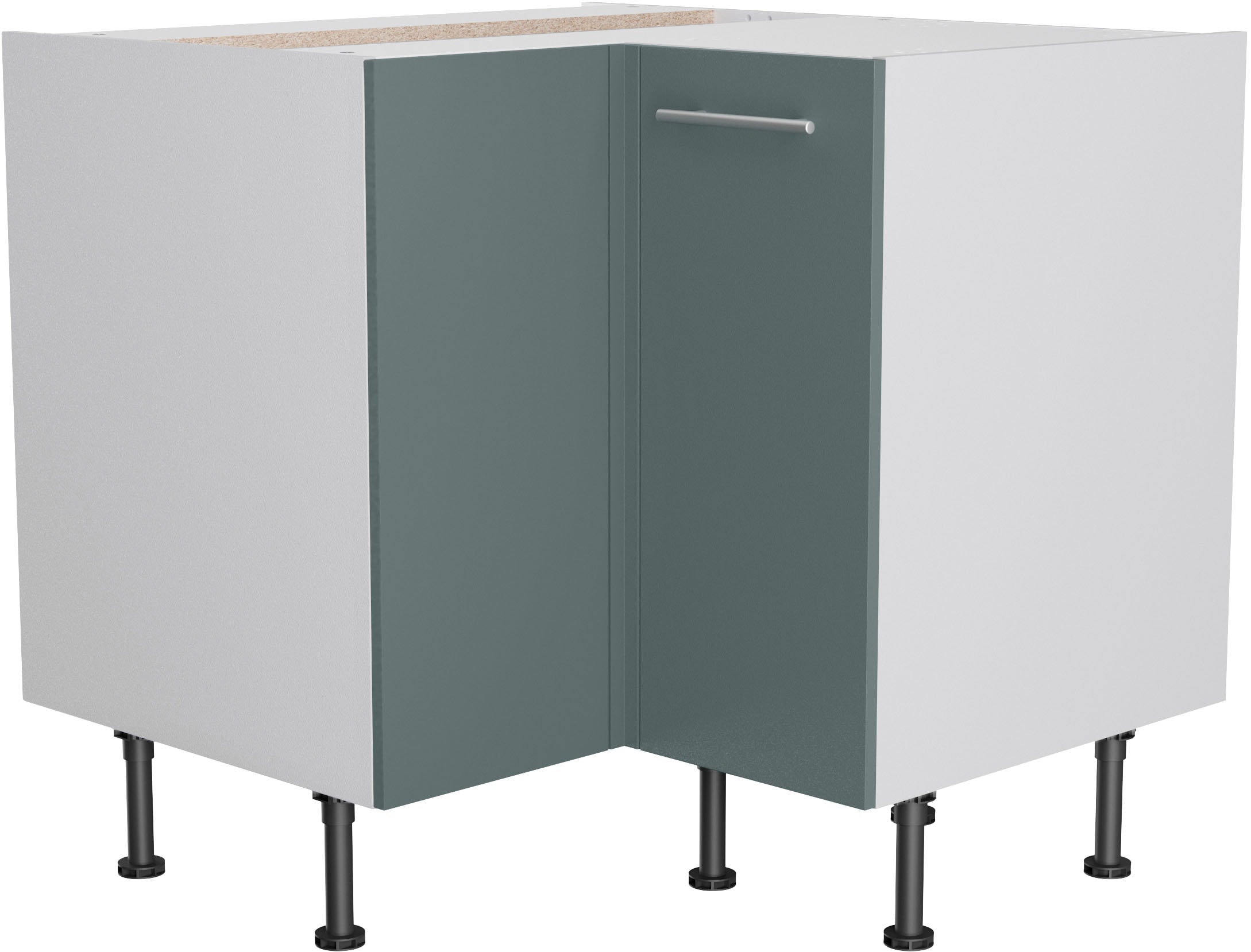 KOCHSTATION Eckunterschrank »KS-Bern2« Breite 90 x 90 cm, 1 Tür, 1 Einlegeboden