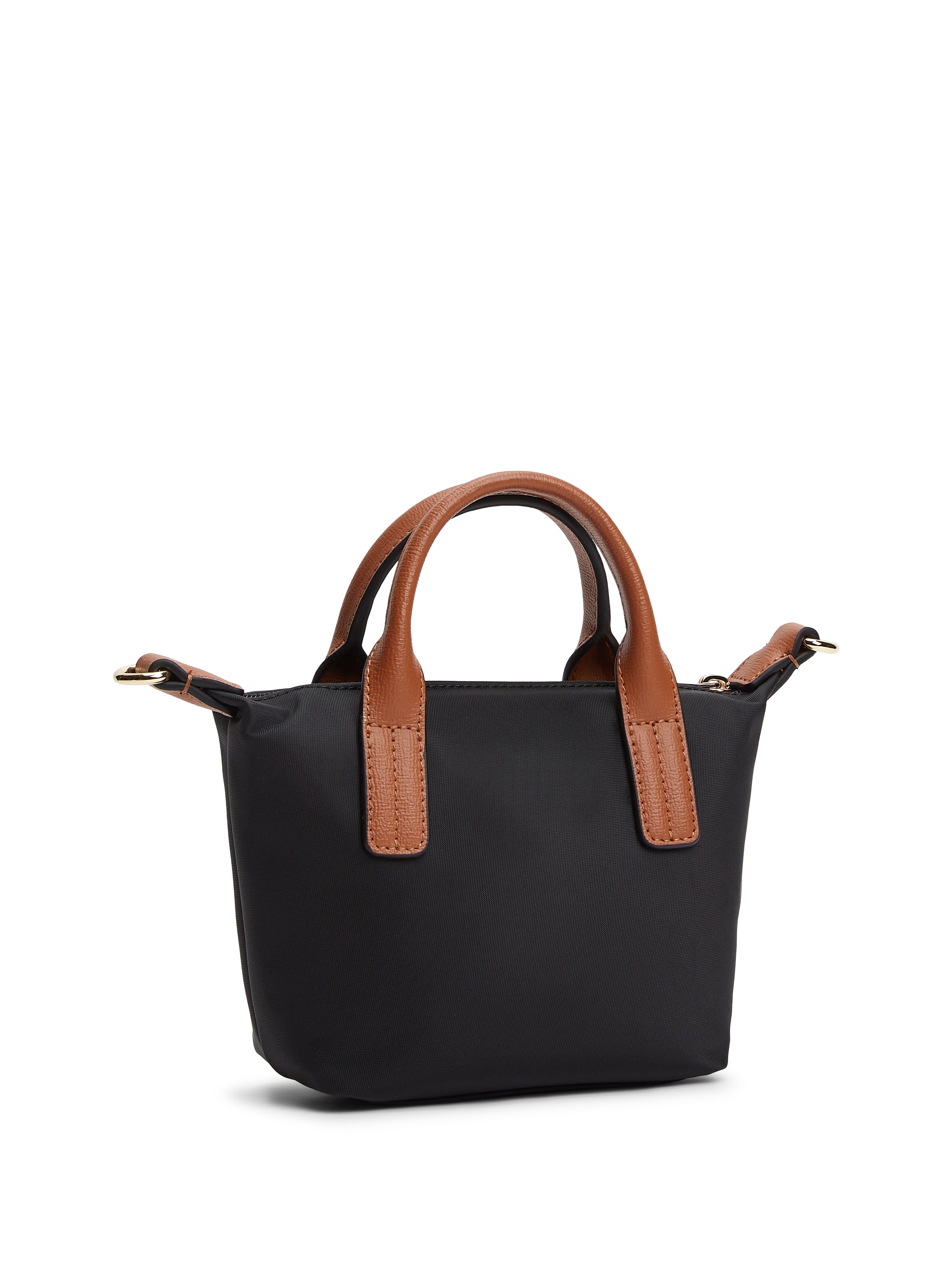 Tommy Hilfiger Handtasche »POPETTE MICRO TOTE« Damen Umhängetasche, Schultertasche im Kontrastlook