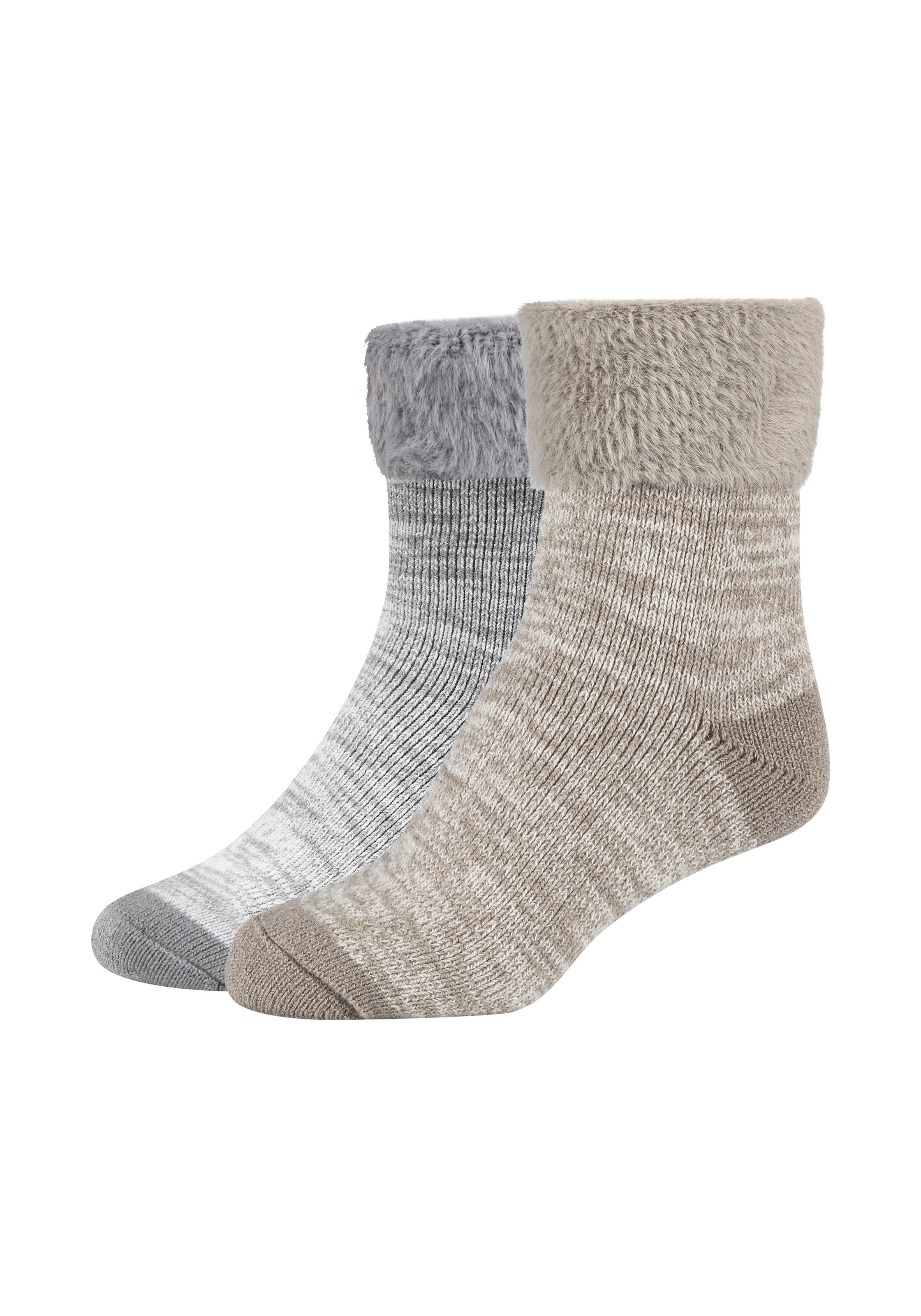 Image of Camano Socken "warm & cozy" 2 Paar, 2 Paar tlg. meliert, kuschelig weich