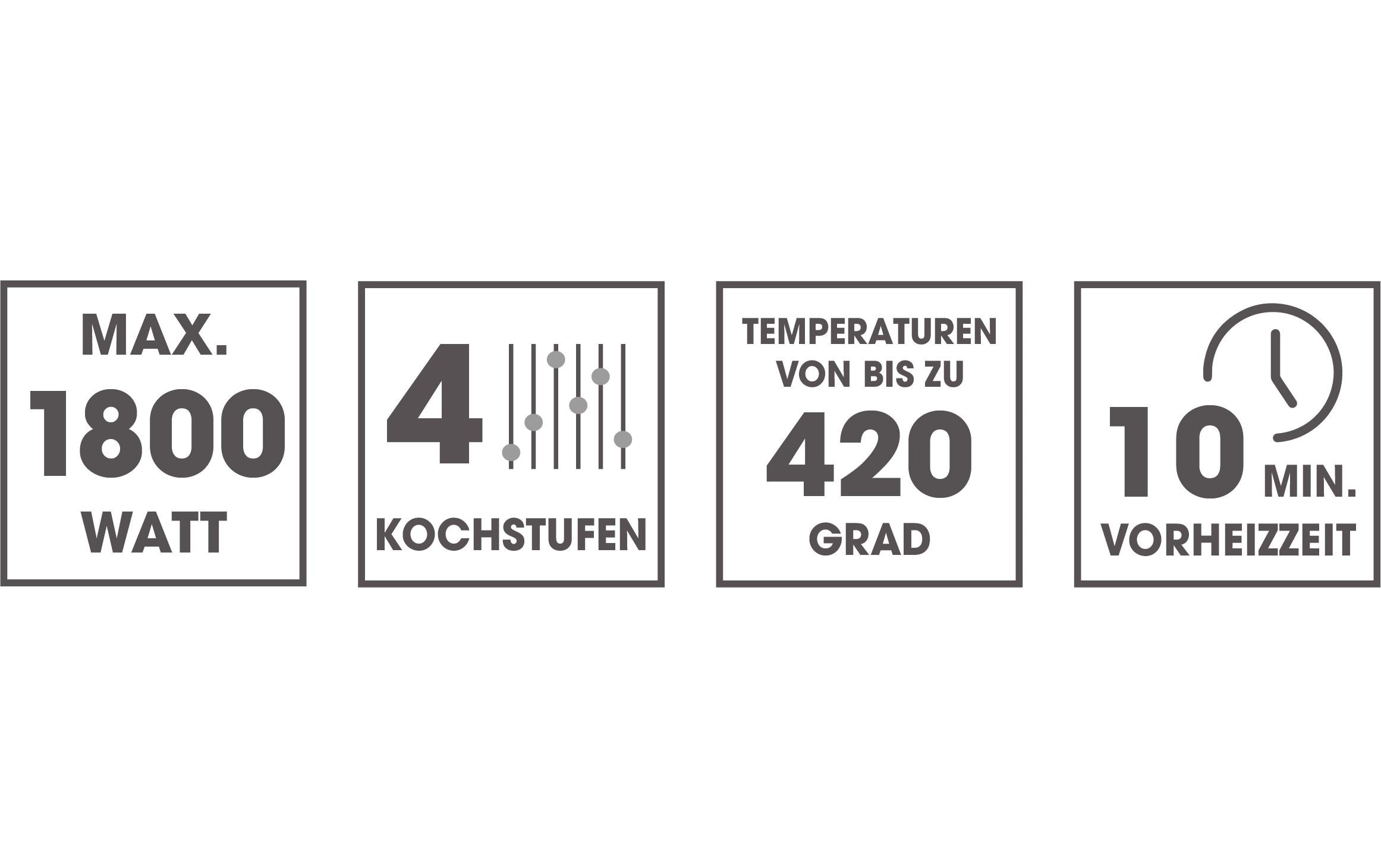 GOURMETmaxx Pizzaofen »Ø 30 cm, Schwarz«