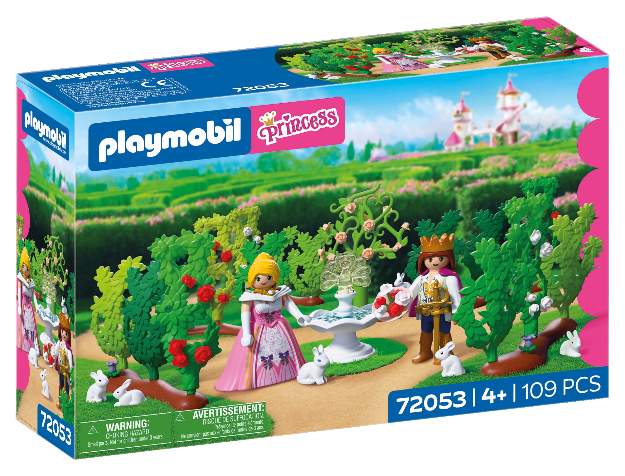 Playmobil® Konstruktions-Spielset »Königlicher Irrgarten (72053), Princess« Made in Europe
