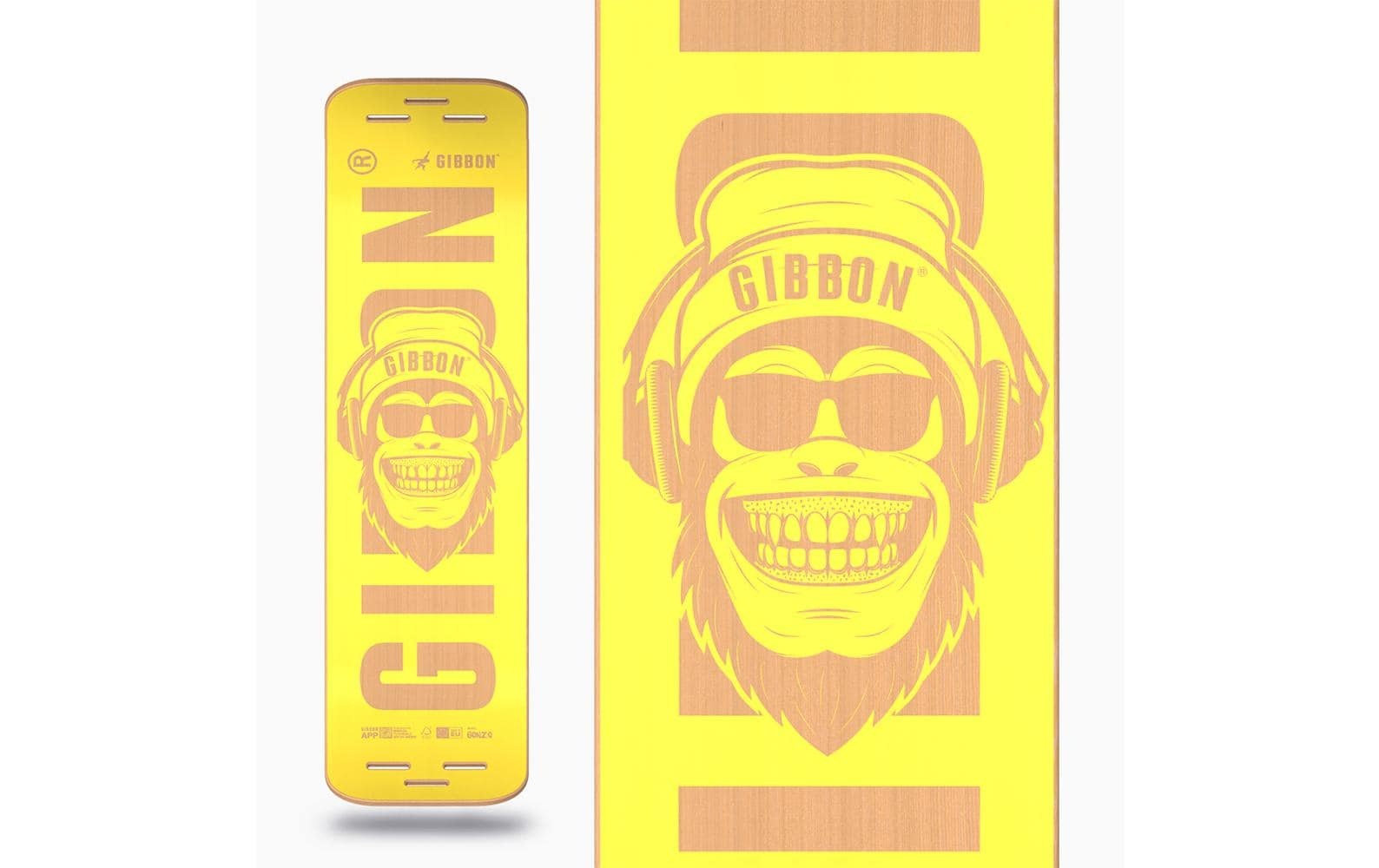 Gibbon Balanceboard »Slackboard Bonzo Buchenfurnier 106 cm«