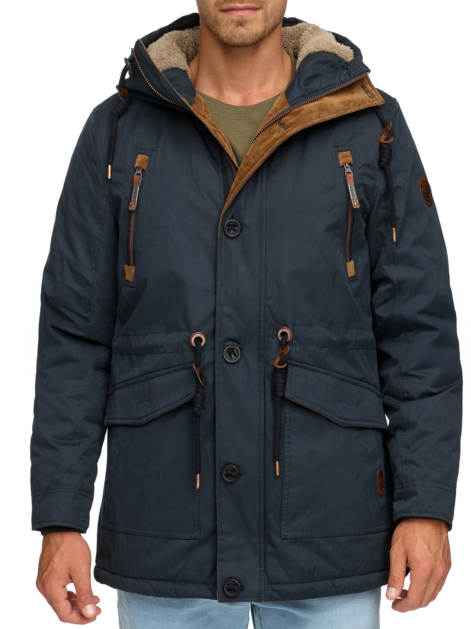 Indicode Parka »INGillespie« mit Kapuze