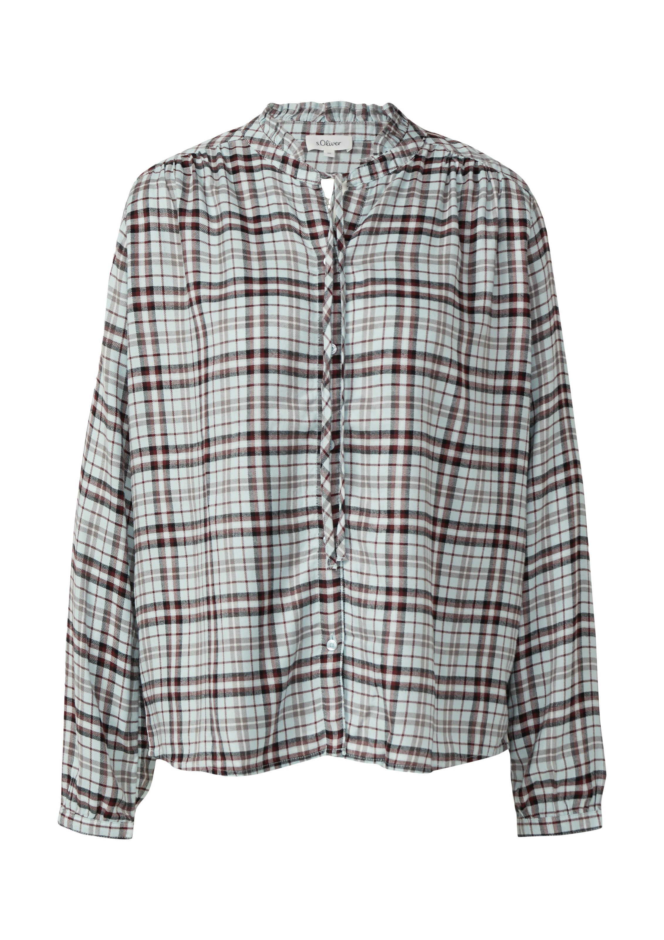 s.Oliver Karobluse mit verspielten Details, Relaxed Fit