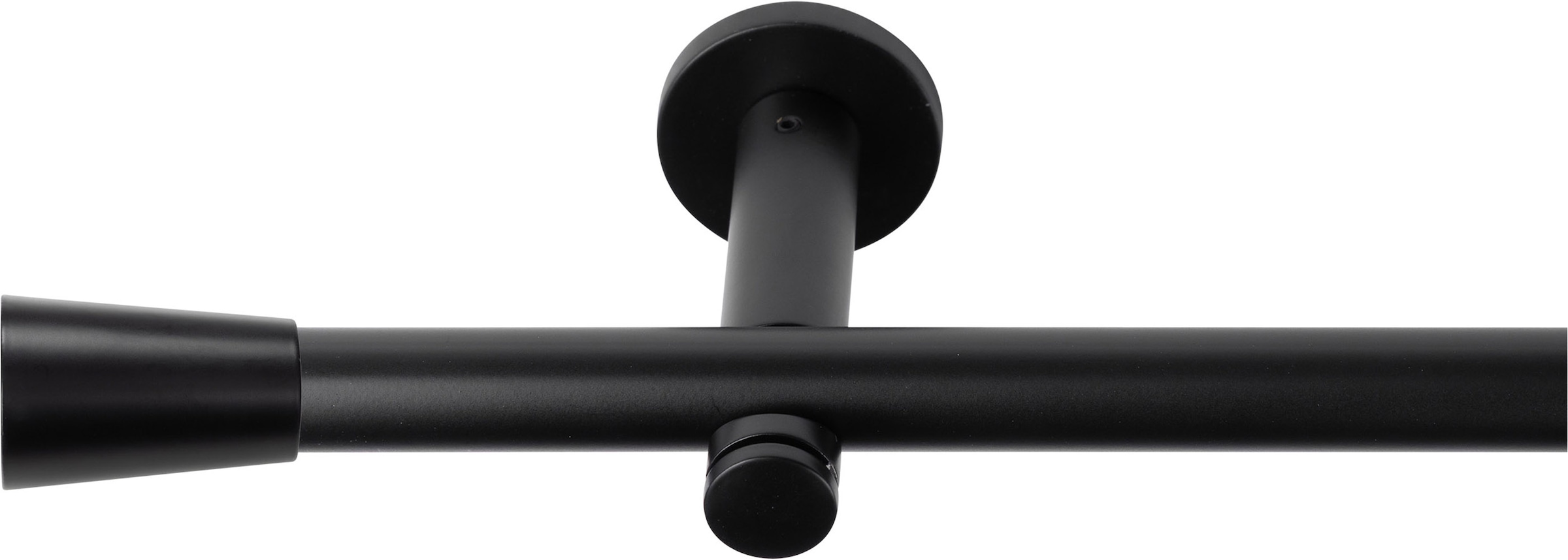SN DECO GROUP Gardinenstange »Gardinenstange Nizza Ø 19 mm, 1-läufig, Fixmass, verschraubt« Ø 19 mm Fixmass;kürzbar