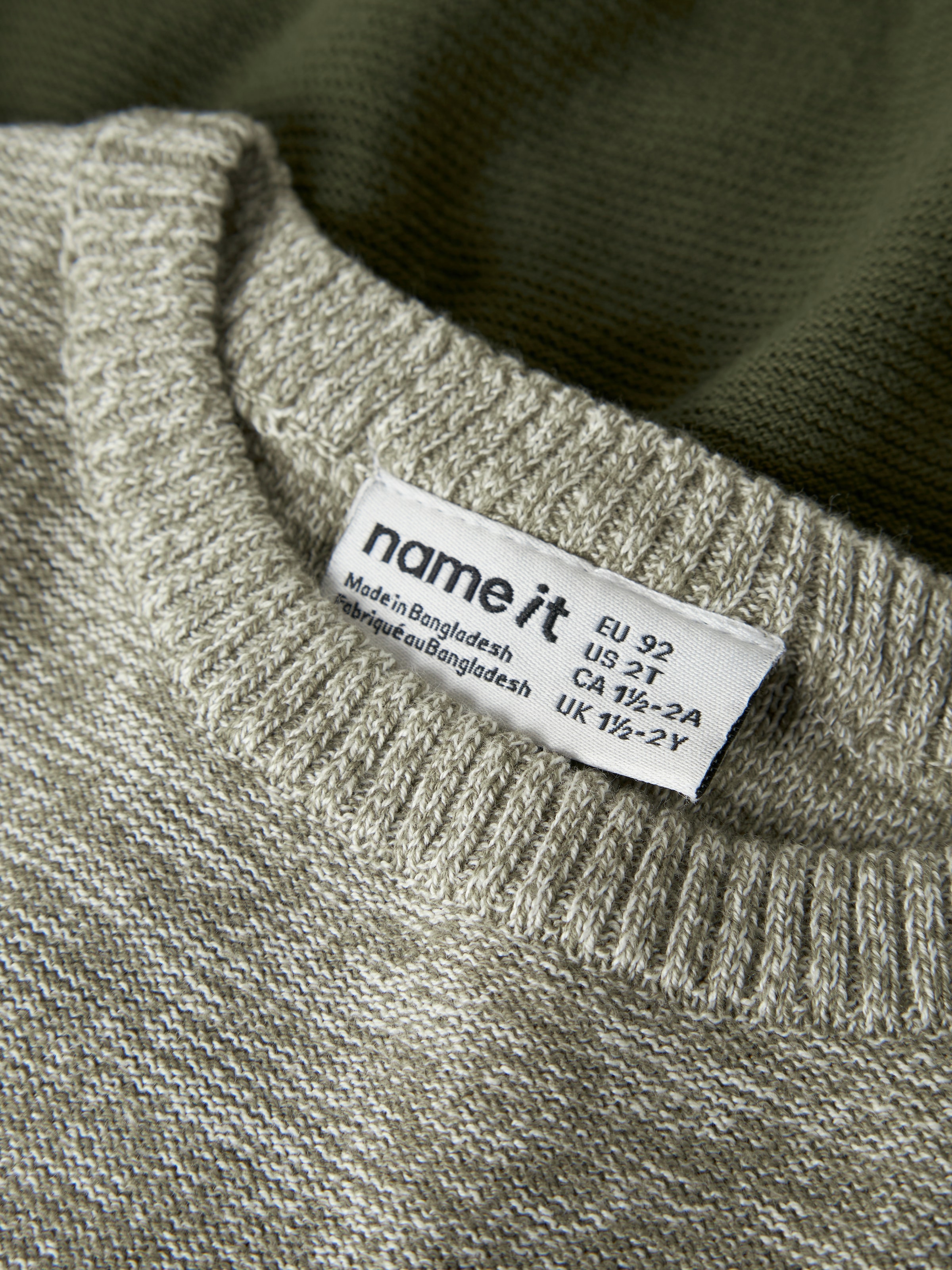 Name It Pull à col rond »NMMVOHAN LS KNIT« coton, coupe régulière