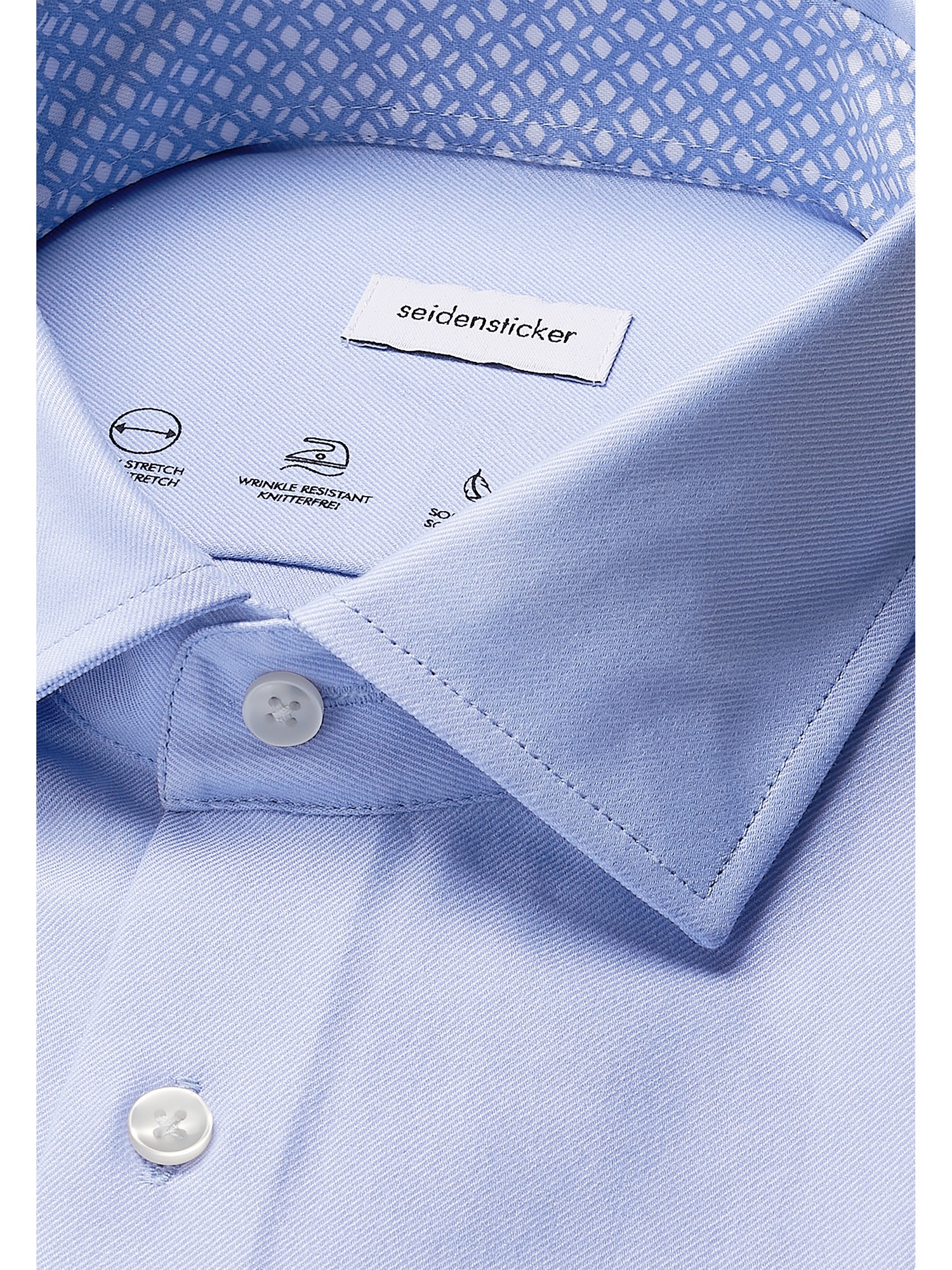 seidensticker Businesshemd »Schwarze Rose« Slim 1/1 Kentkragen Uni