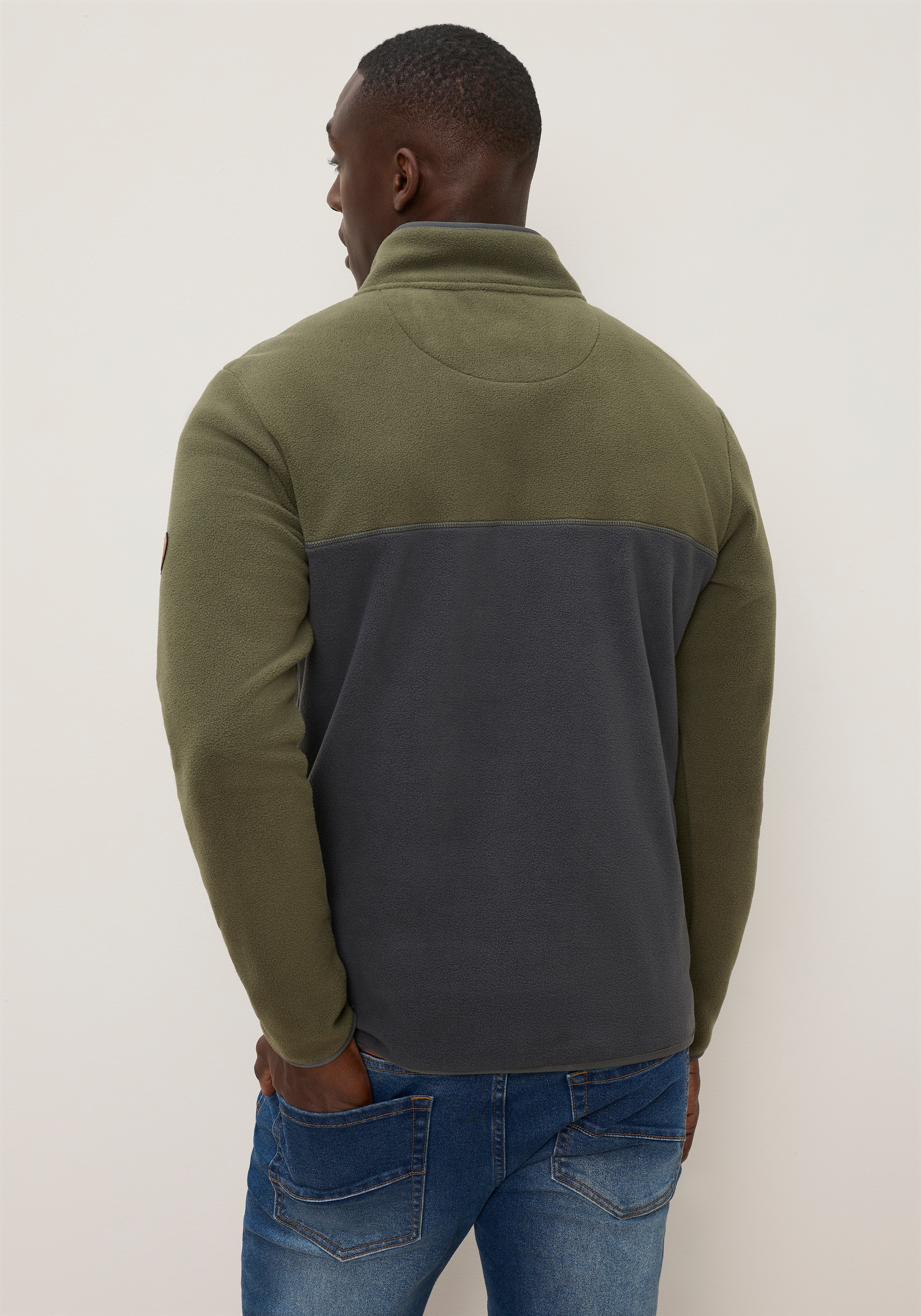 KangaROOS Pull en polaire , Avec col montant, manches longues, aussi disponible en grandes tailles
