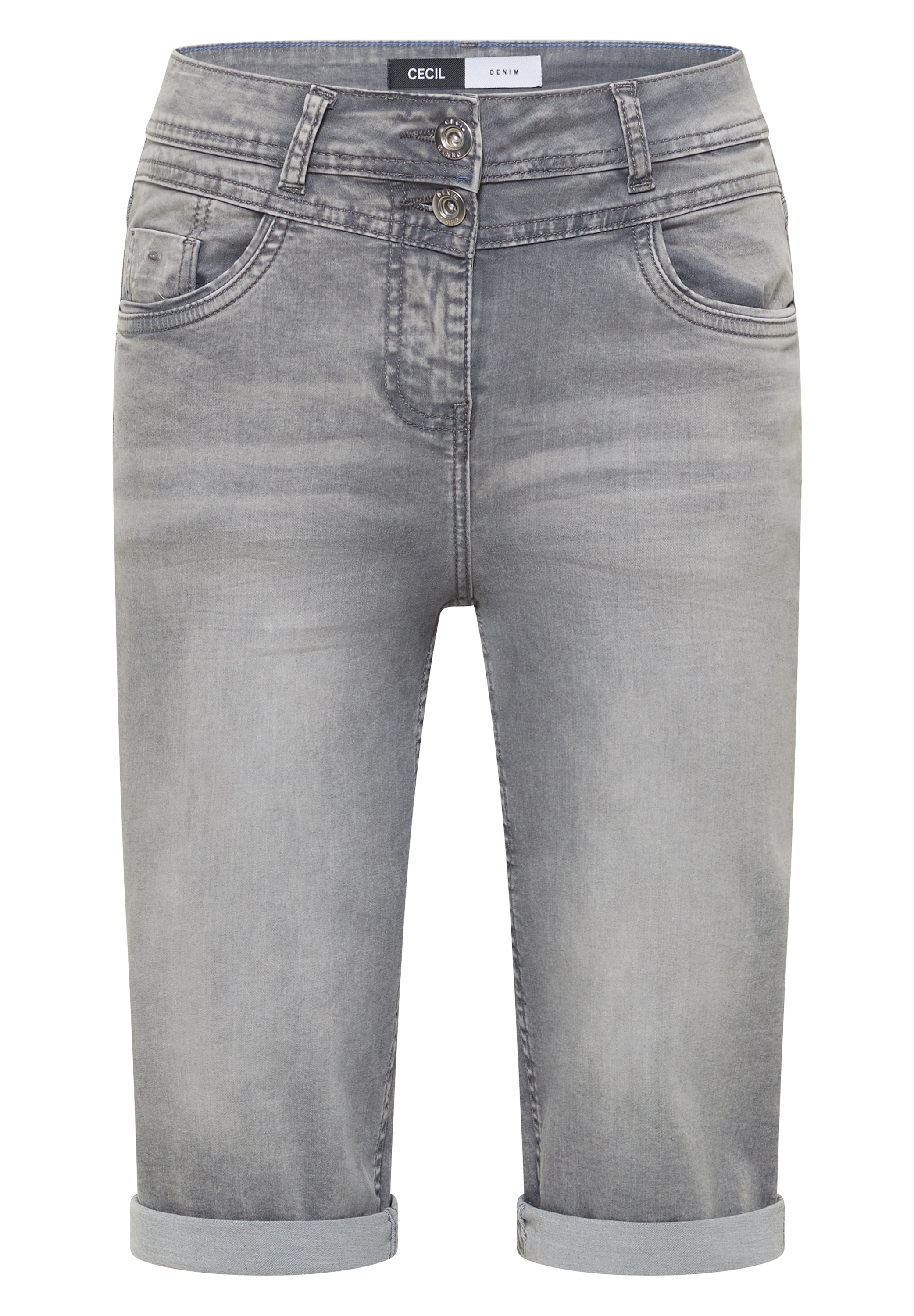 Cecil Short »Style Toronto«  short en jean slim fit avec stretch