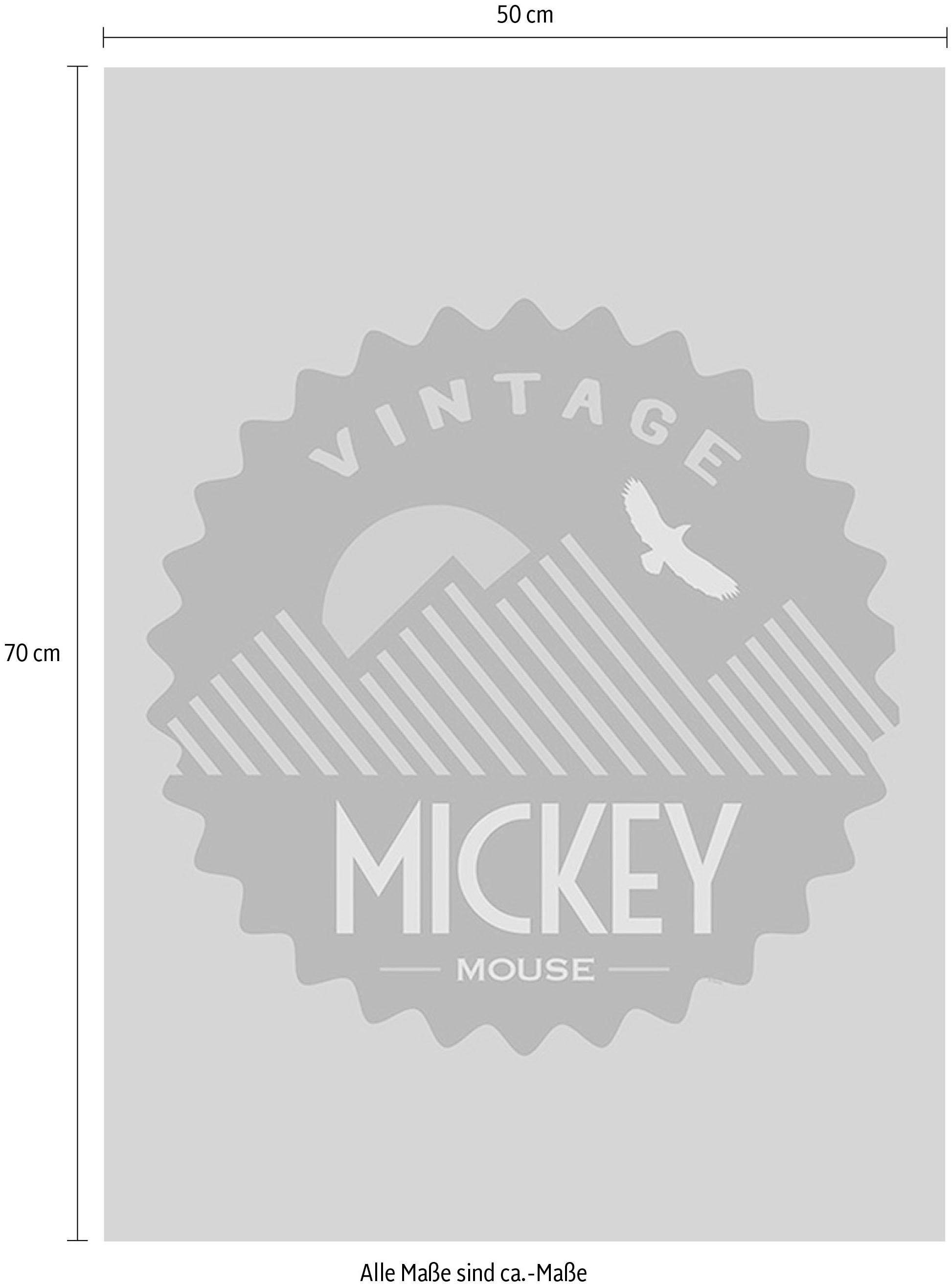♕ Komar Poster »Mickey Mouse Disney, auf versandkostenfrei Schlafzimmer, Kinderzimmer, Wohnzimmer Vintage«, (1 St.)
