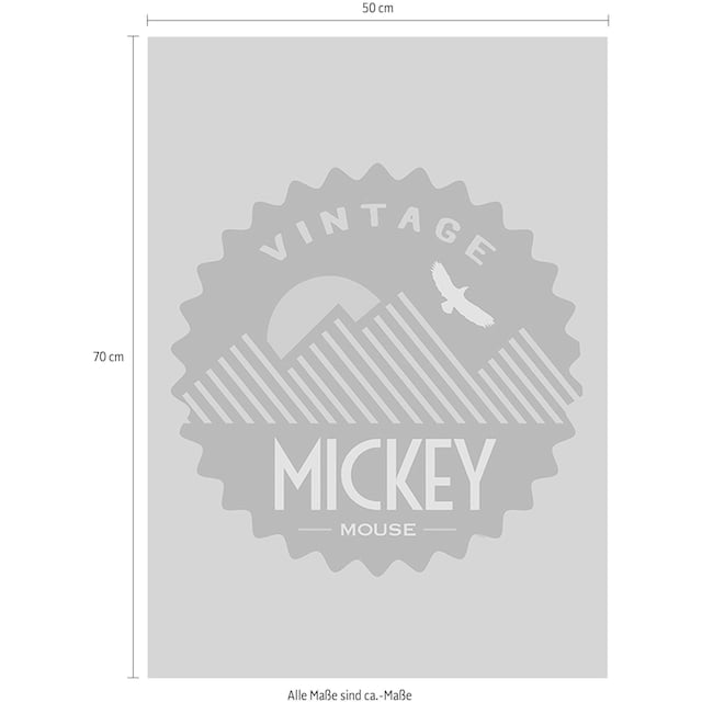 ♕ Komar Poster »Mickey Mouse Vintage«, Disney, (1 St.), Kinderzimmer,  Schlafzimmer, Wohnzimmer versandkostenfrei auf