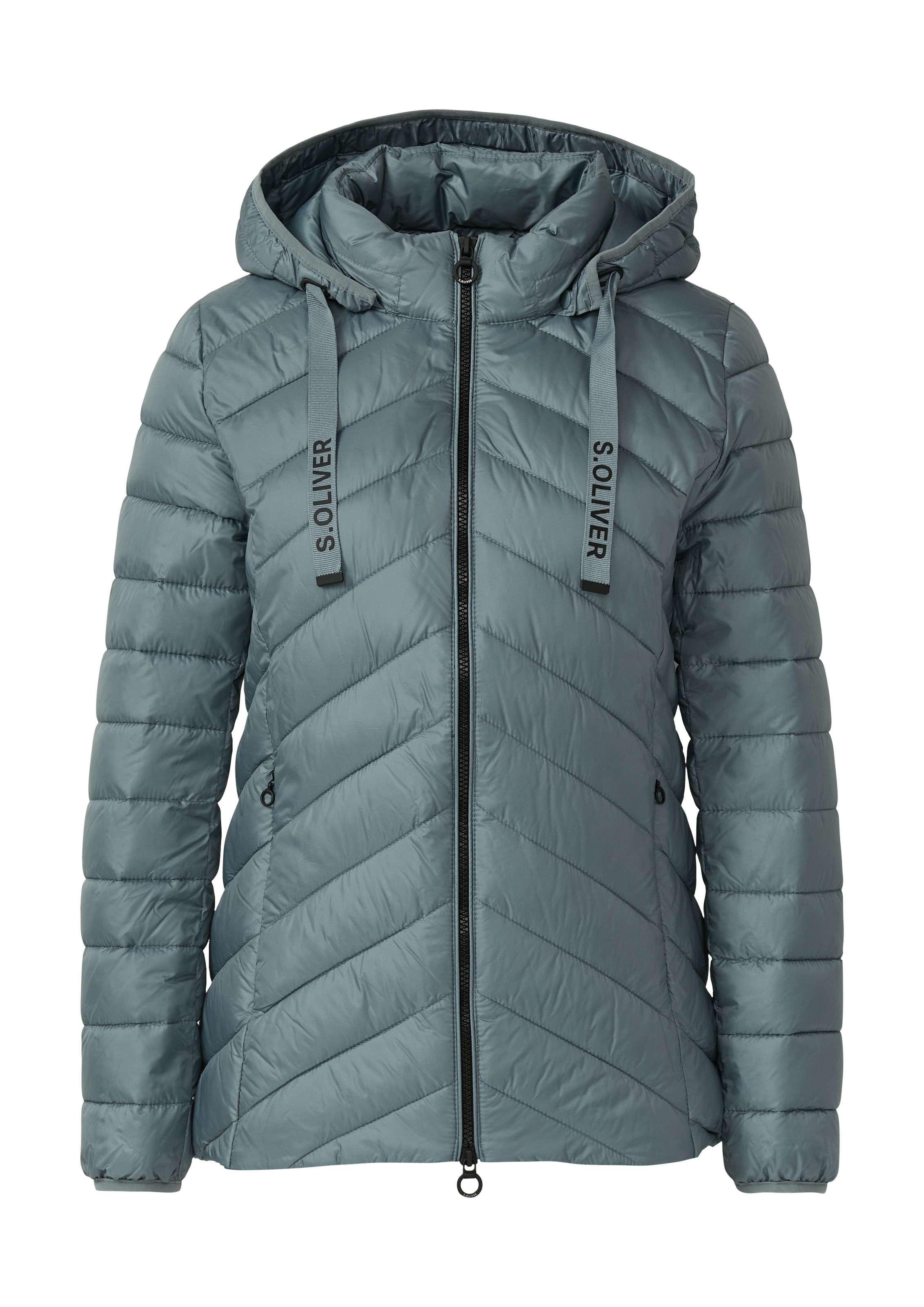 s.Oliver Outdoorjacke, mit Kapuze, mit abnehmbarer Kapuze